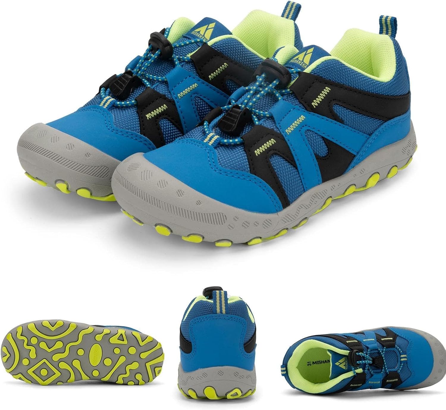 Thumbnail 6 de Mishansha Jungen Mädchen Wanderschuhe mit Klettverschluss, rutschfeste Gummisohle (Gr. 24–38)