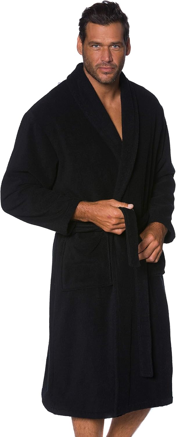 Thumbnail 5 de JP 1880 Peignoir pour Hommes Grandes Tailles L-8XL en Tissu Éponge avec Col Châle – Collection Homewear