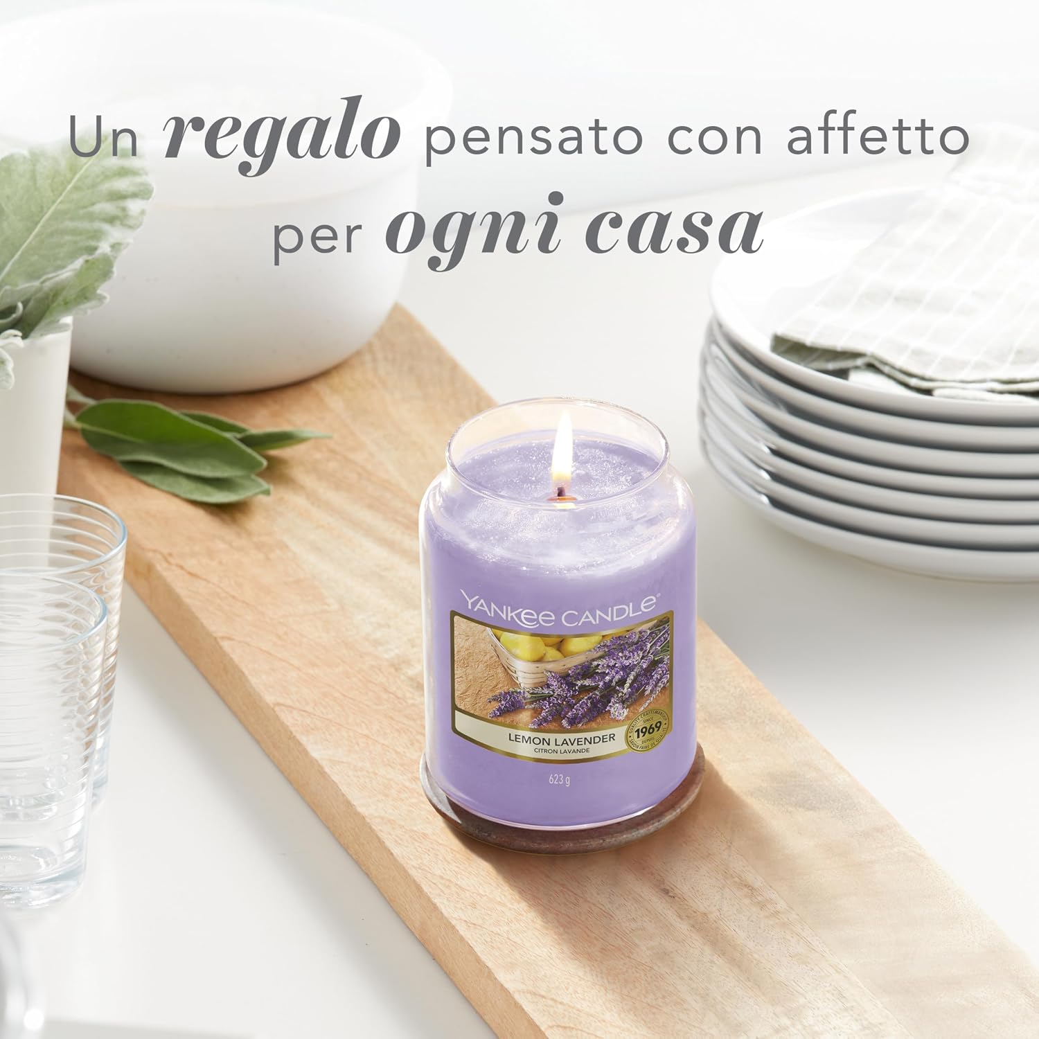 Thumbnail 6 de Yankee Candle Lavanda al limone candela in giara grande 150 h 🕯