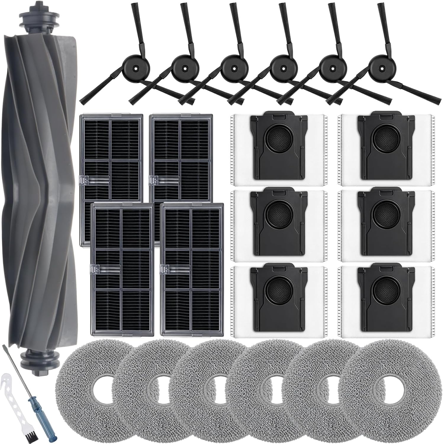 Detalle de Bluearks Zubehör Set 25 Stück für Dreame X40 Ultra