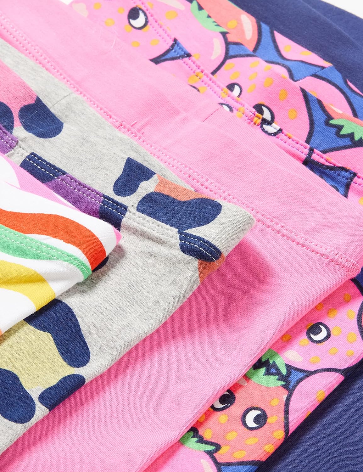 Thumbnail 1 de Amazon Essentials Girls and Toddlers' Midi Cycling Shorts (Previously Spotted Zebra), Pack of 5
