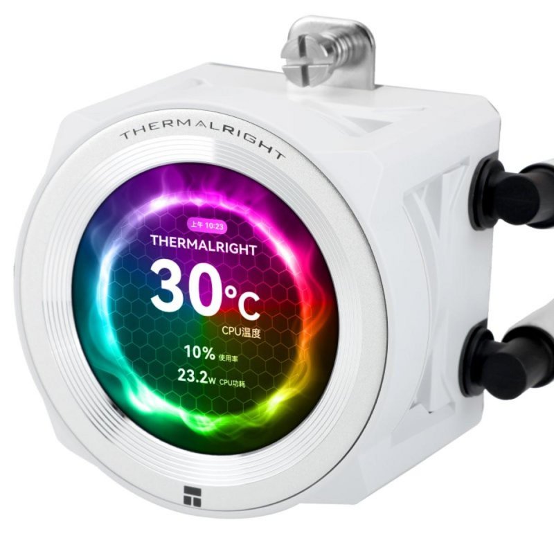 Detalle de Thermalright Core Vision 360 refrigeración líquida 360mm