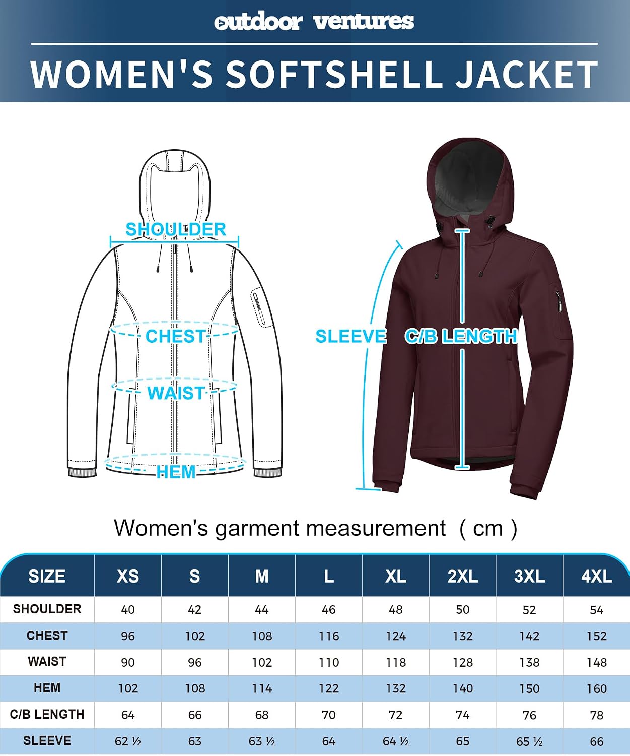 Thumbnail 5 de Outdoor Ventures Jacke Damen Softshelljacke