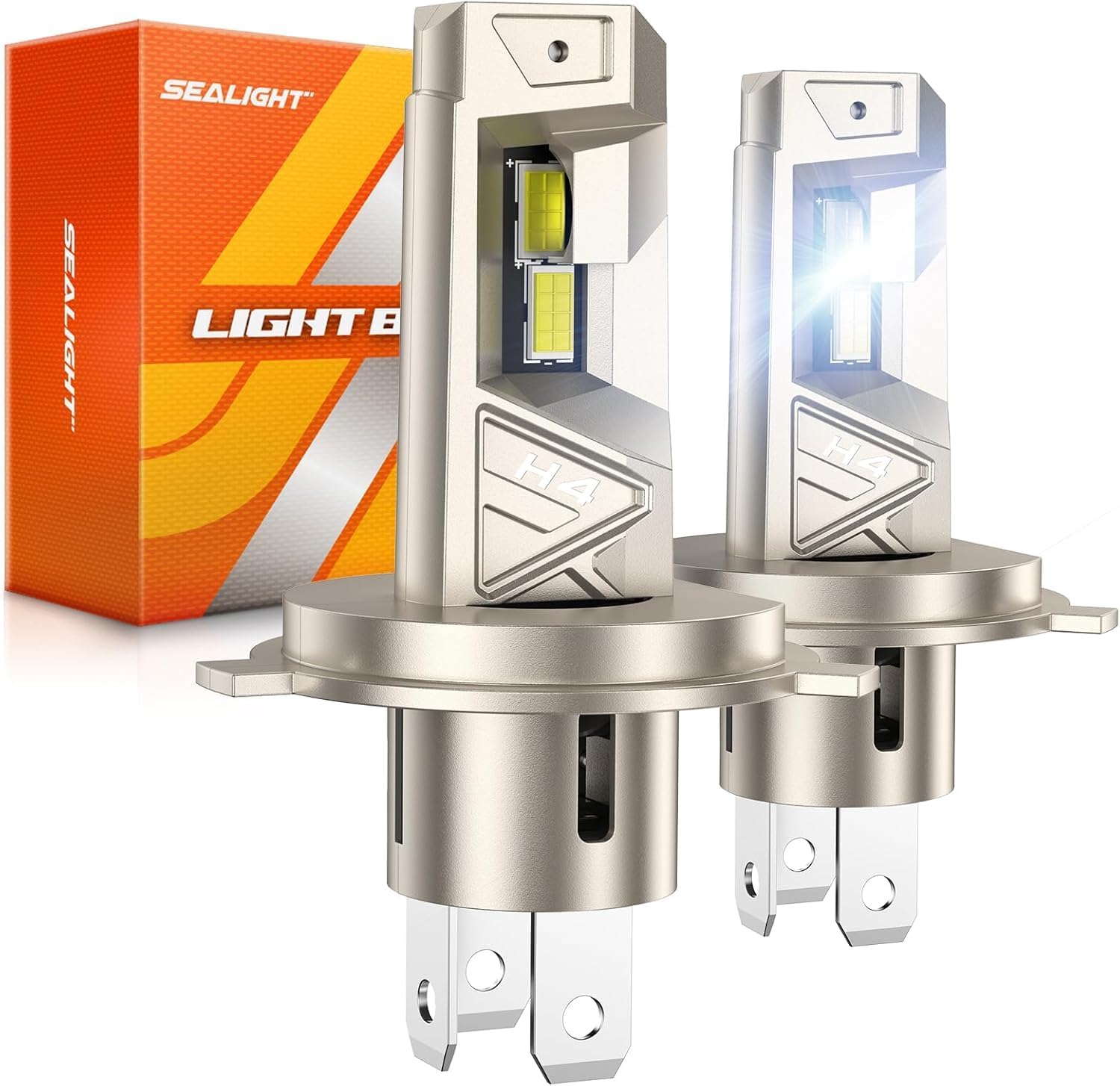 Detalle de SEALIGHT H4 Fog Bulbs 6500K, 2 Pack