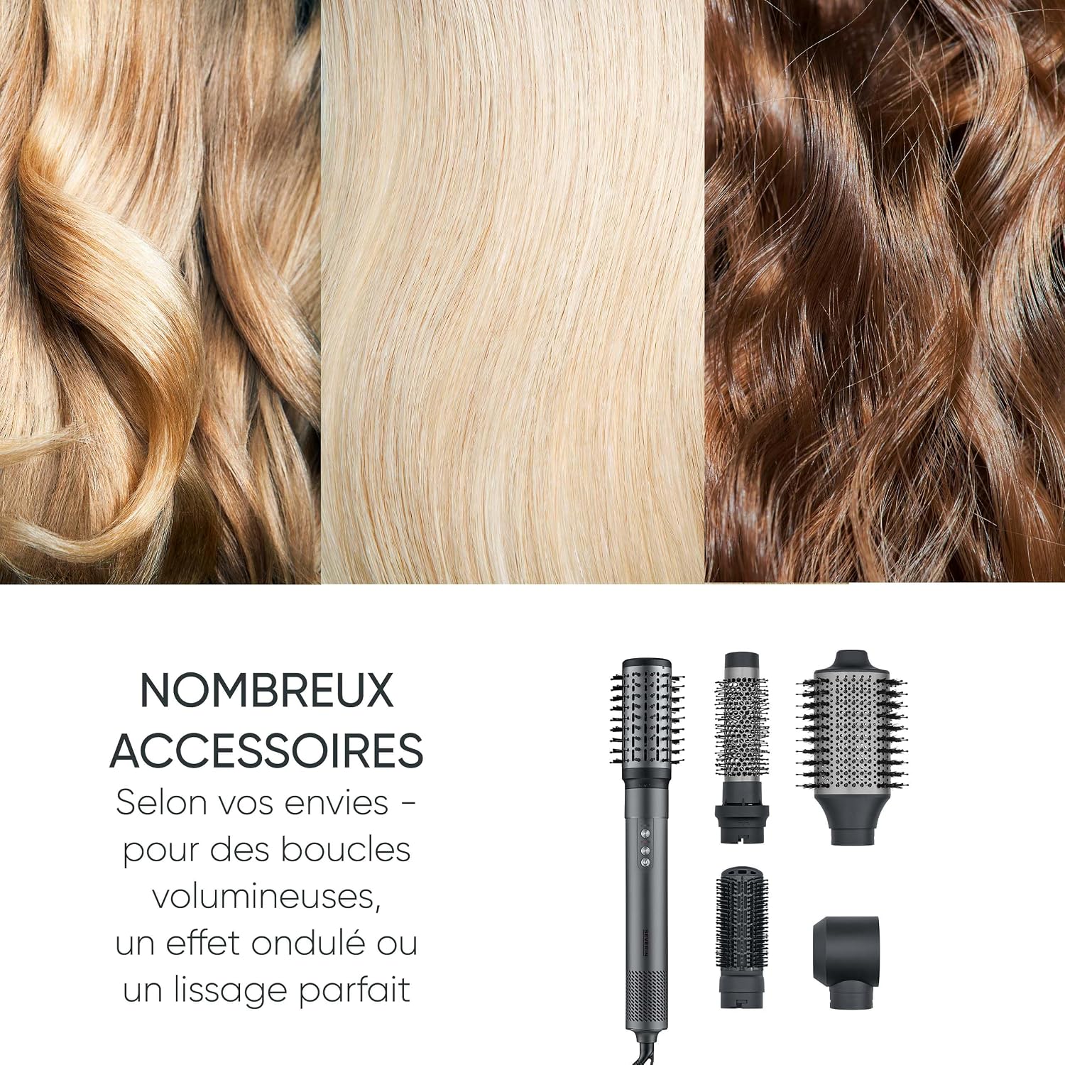 Thumbnail 6 de SEVERIN Brosse soufflante Multi Style 5 en 1 WL 0684 (technologie ionique, 1 500 W)