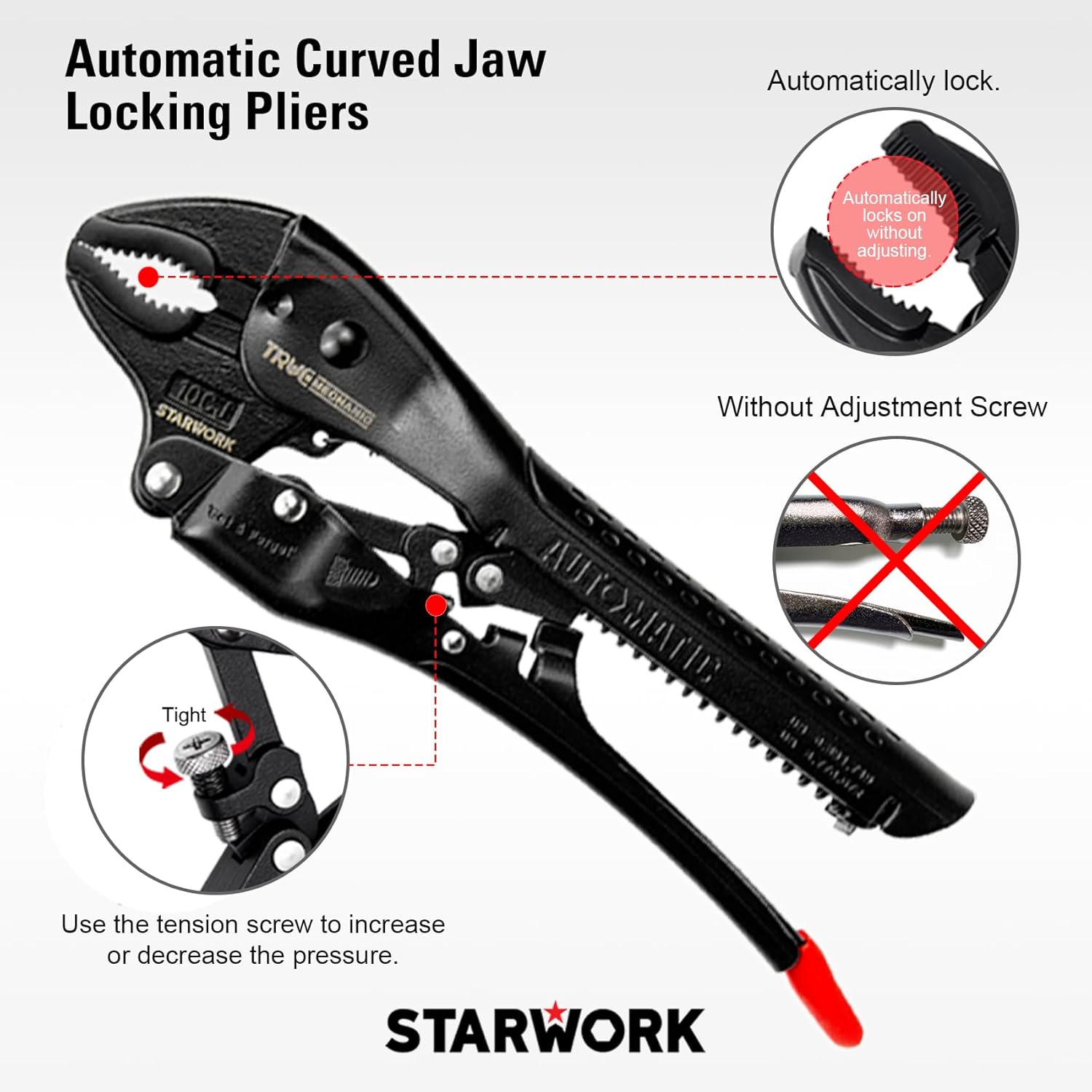 Thumbnail 4 de STARWORK True Mechanic 306-Piece Tool Set: Comprehensive 120-Tooth Ratchet Kit for Automotive and Home Repairs