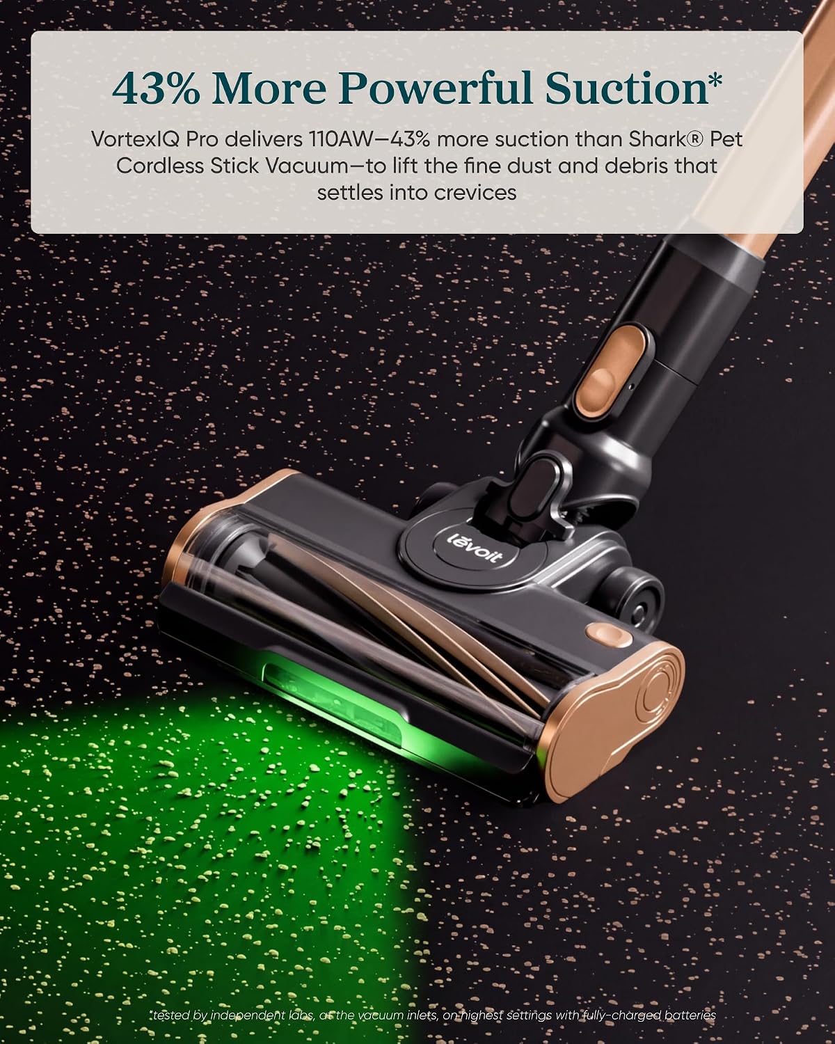 Detalle de Levoit Cordless Vacuum, 60-Minute Runtime