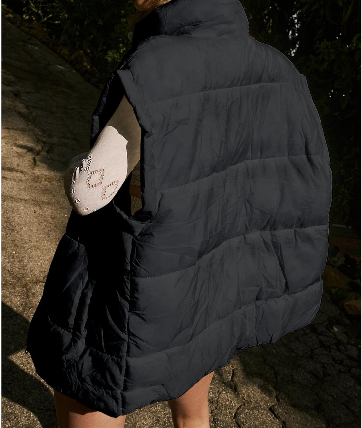 Thumbnail 4 de Songling Oversized Puffer Vest Stand Collar