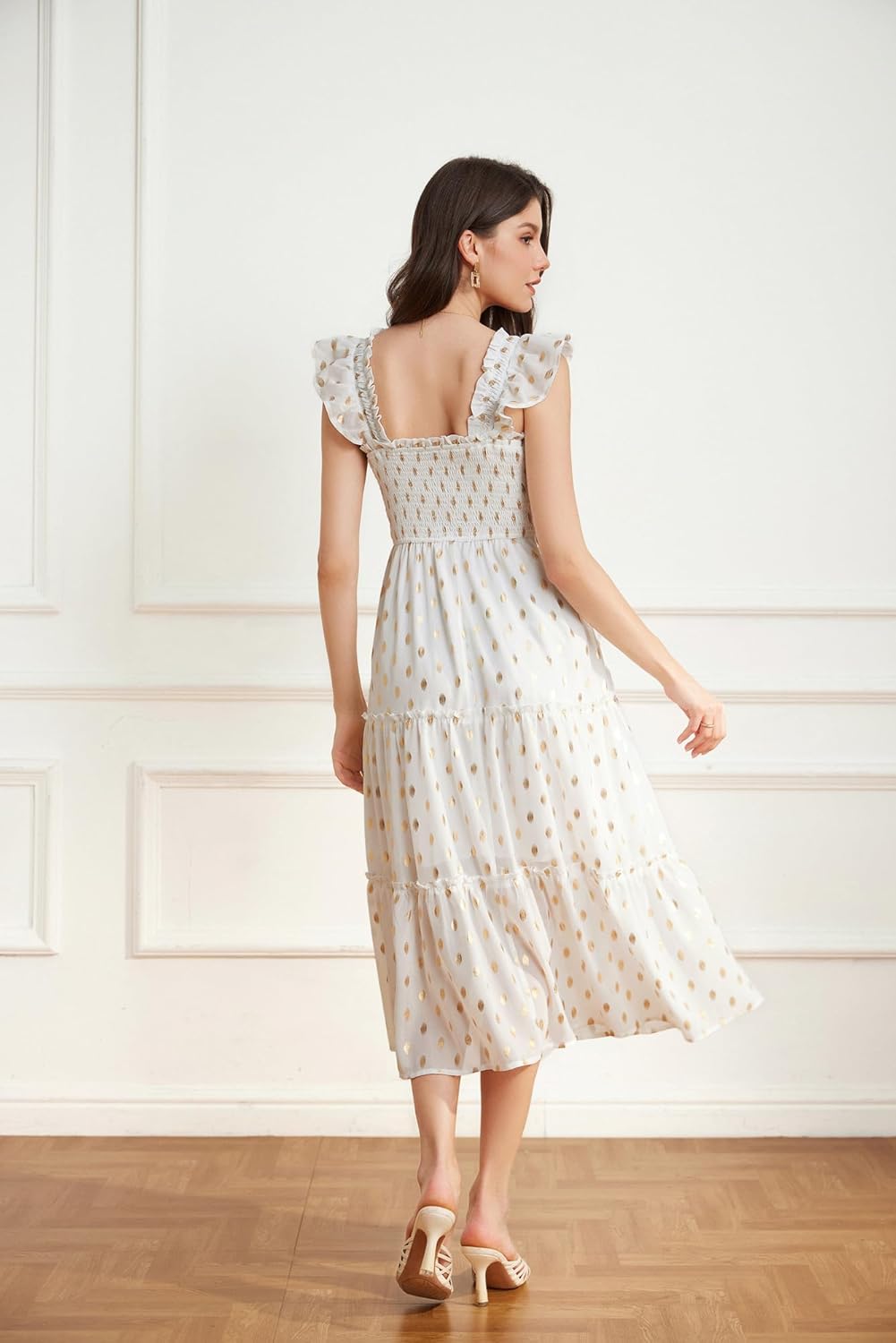 Thumbnail 1 de GRACE KARIN Women's Sleeveless Casual Dress: Summer A-line with Flutter Sleeves