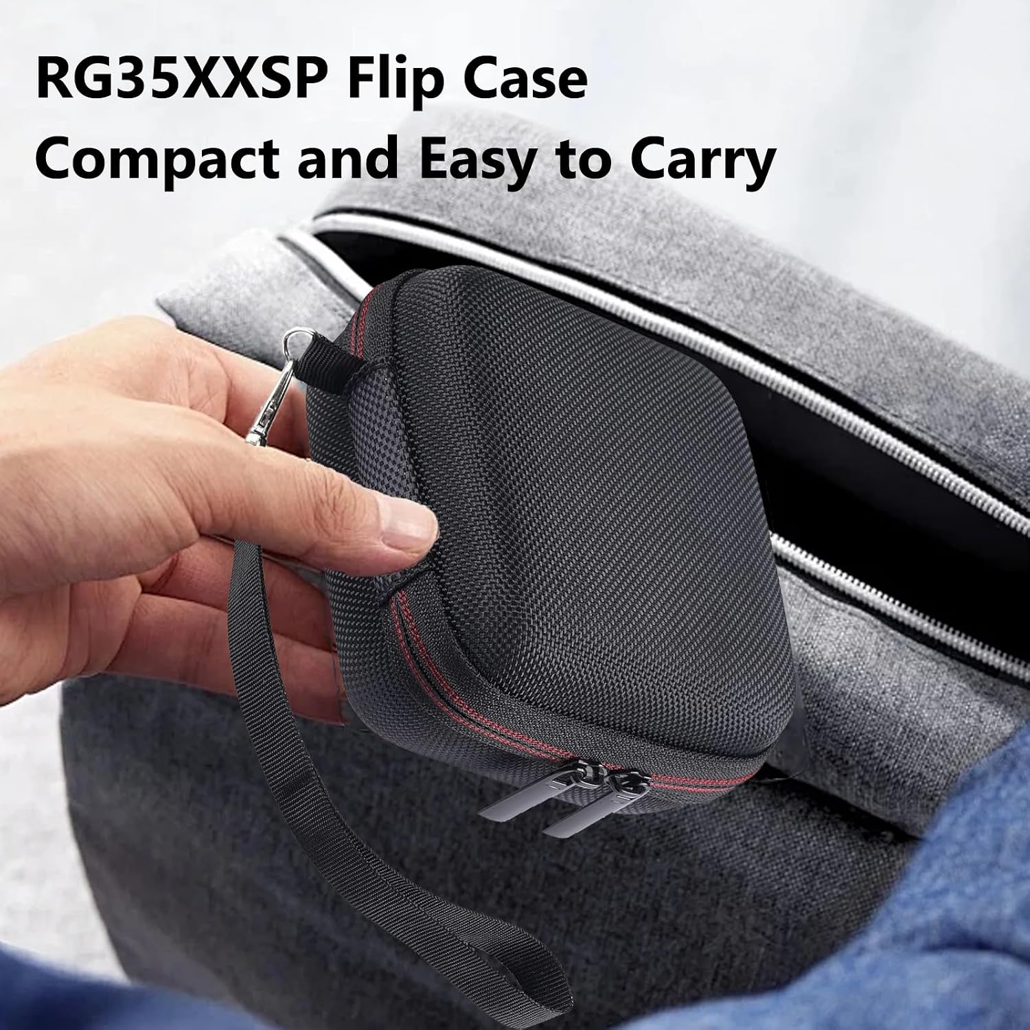 Detalle de RG35XXSP/RG35XXSP Flip/RG34XXSP対応 ハードEVAキャリーケース メッシュポケット付き