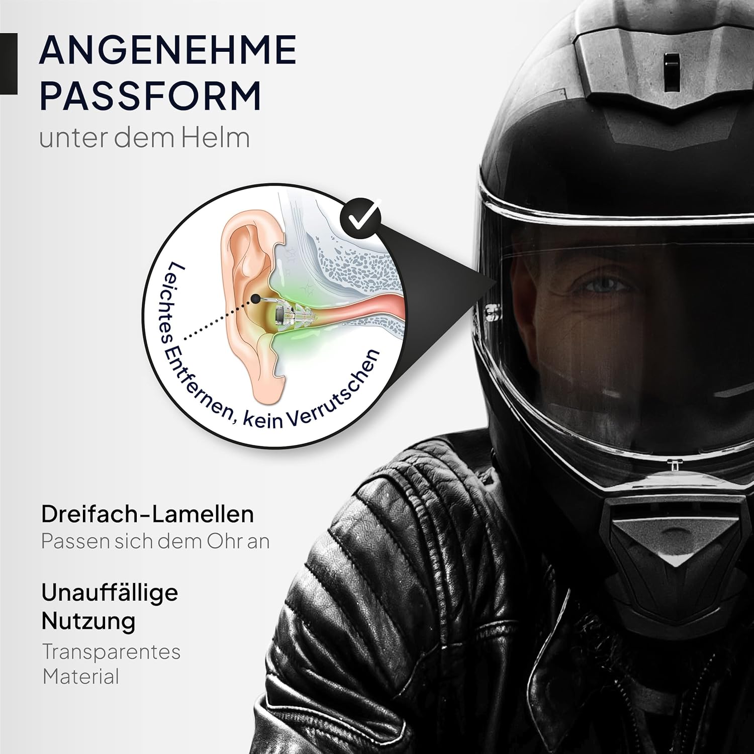 Thumbnail 3 de Senner ® MotoPro Gehörschutz – Ohrstöpsel für Motorrad- und Motorsport-Nutzung