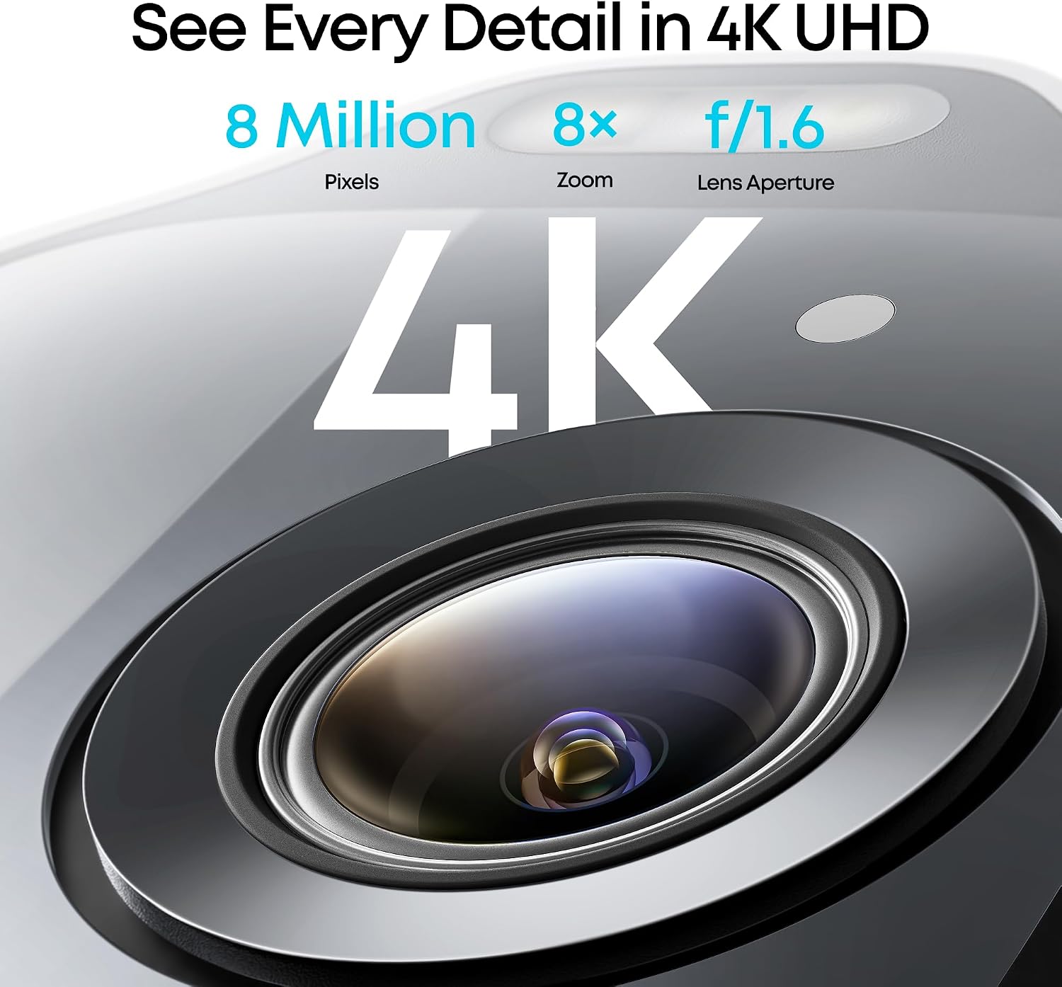 Detalle de eufy Security SoloCam E42: 4K Solar Security Camera with AI Facial Recognition