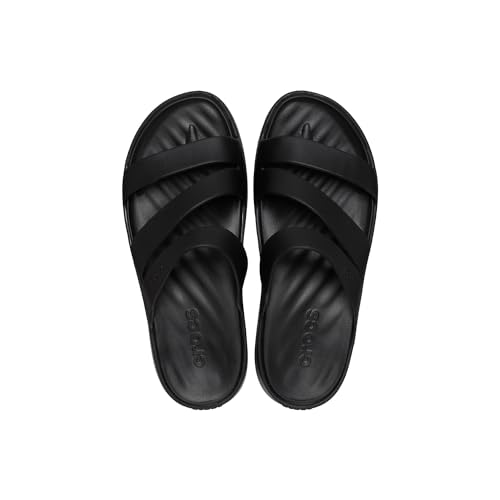 Detalle de Crocs Getaway Strappy para Mujer, Sandalias negras 37/38 EU
