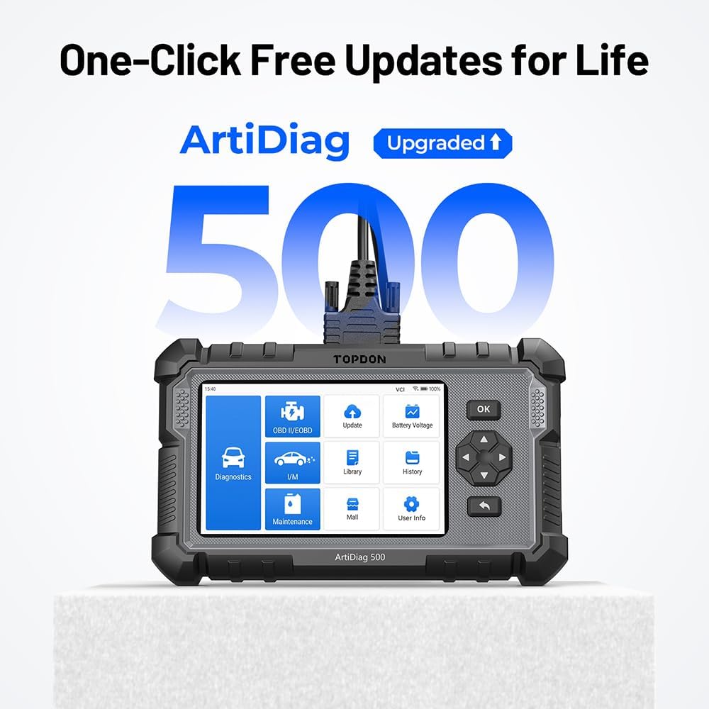 Thumbnail 4 de TOPDON AD500 OBD2 Scanner: Car Code Reader and Diagnostic Tool