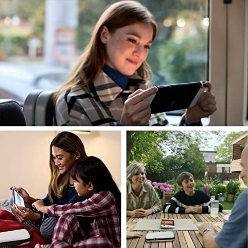 Thumbnail 6 de Orzly funda protectora de viaje para Nintendo Switch (blanca OLED y Switch original) con almacenaje