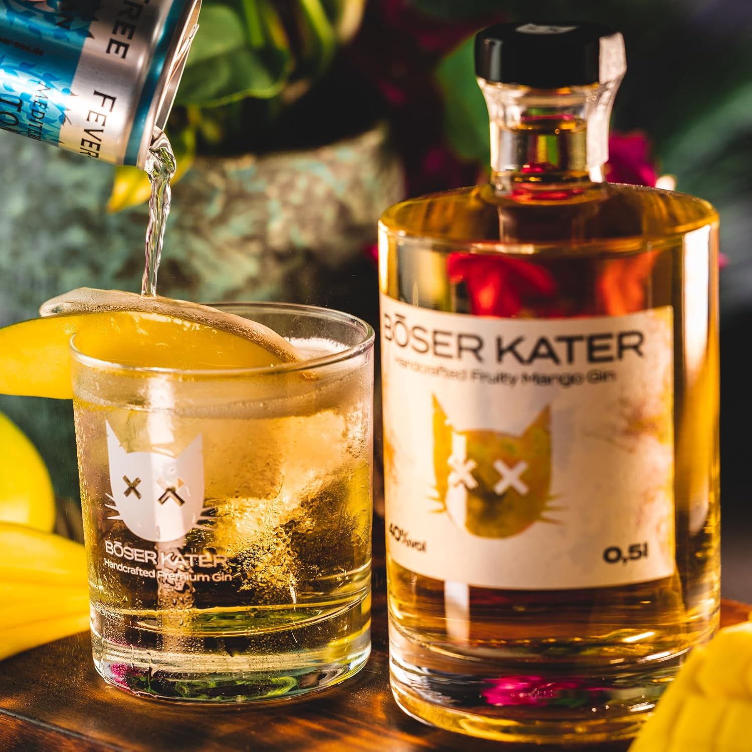 Thumbnail 6 de BÖSER KATER Fruity Mango Gin – Handgemachter Mango-Gin, 0,5 l, 40% Vol.