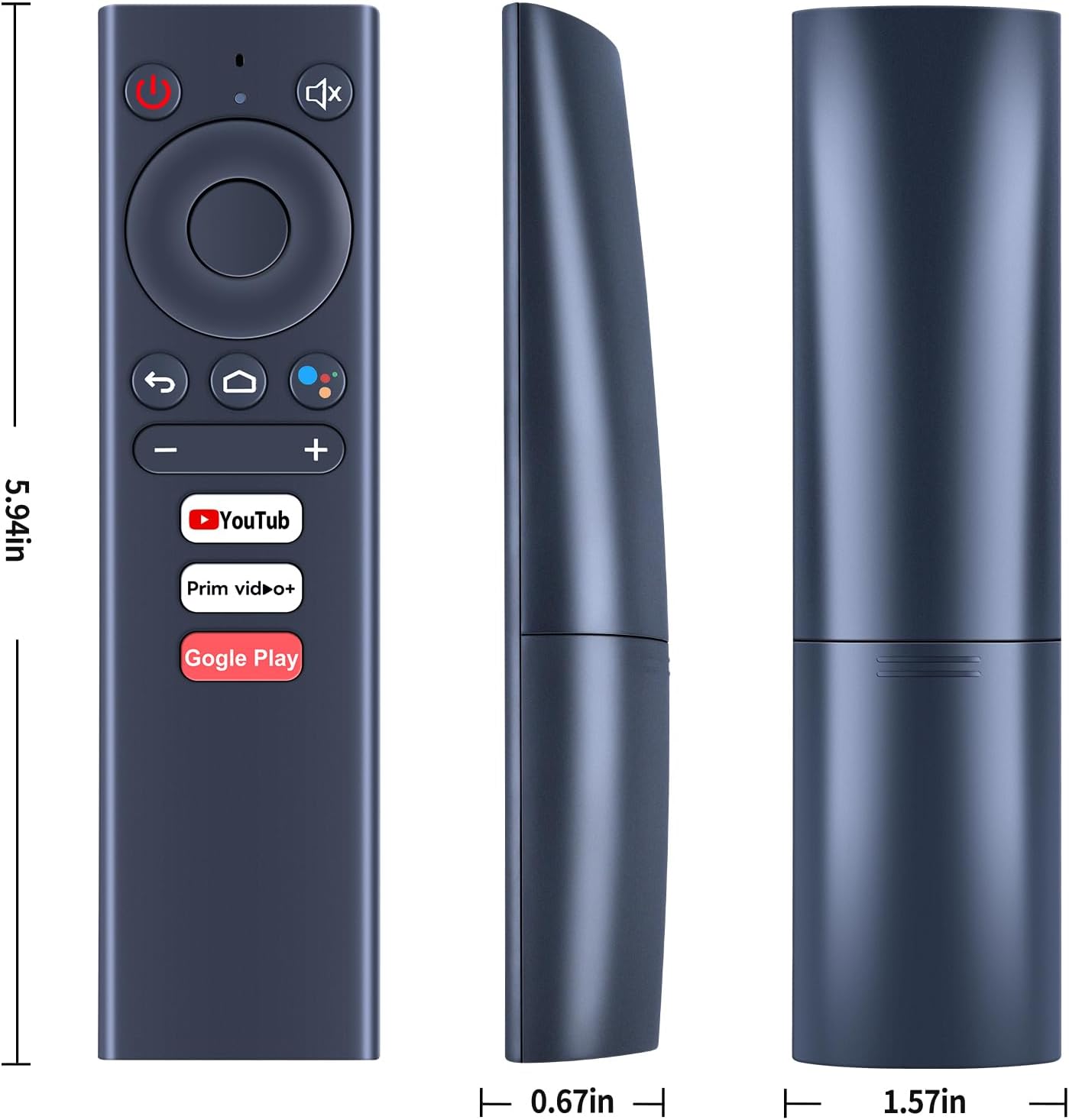 Detalle de TCNOUMT Replacement Remote for MECOOL KM6/KM8/KM3/KM9 PRO/KM1