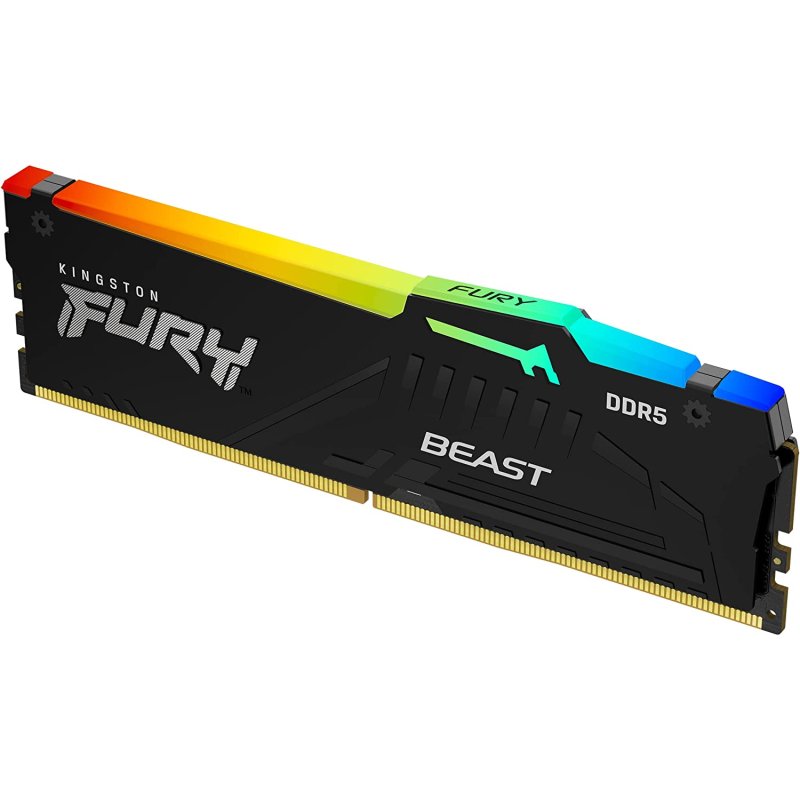 Detalle 2 de Kingston FURY Beast RGB DDR5 8 GB, 6000 MHz y CL36