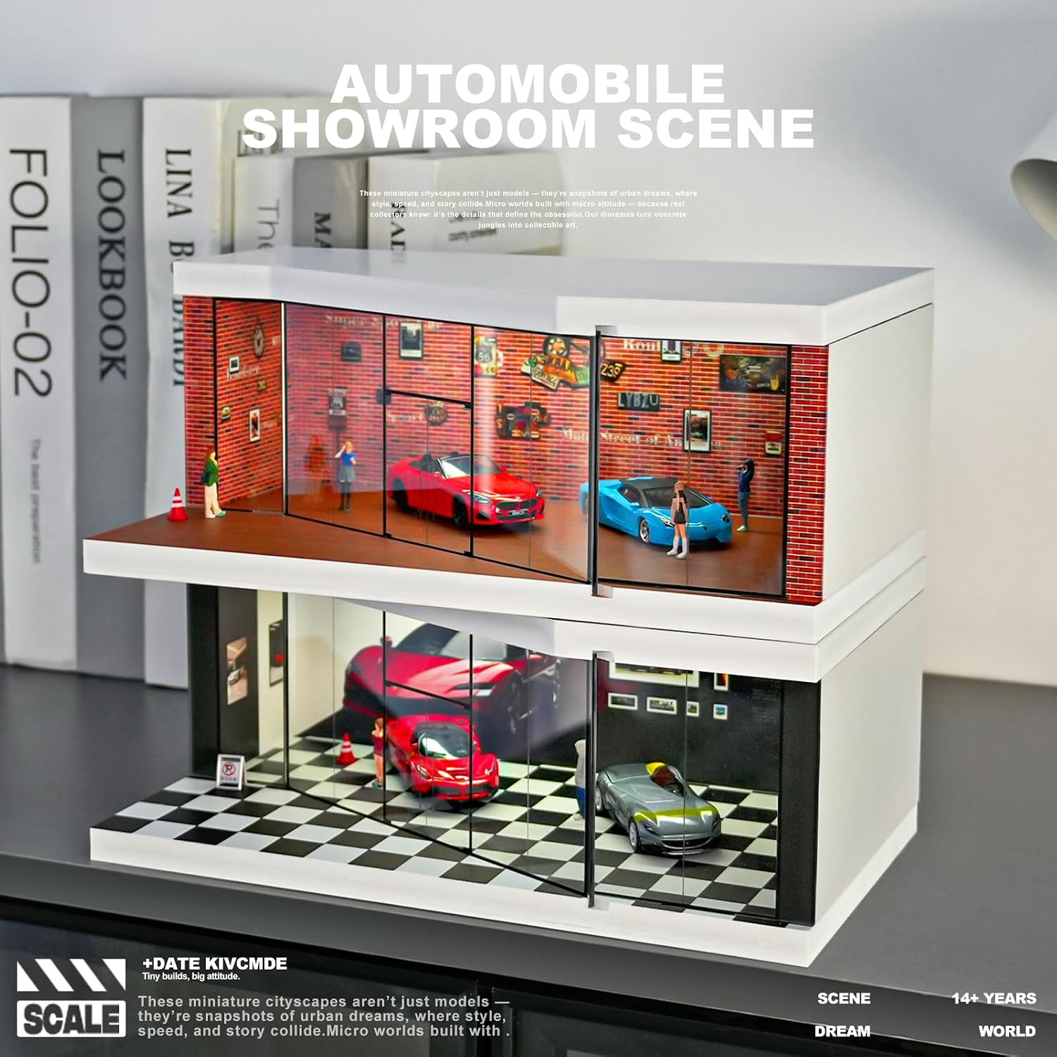Detalle de Kivcmds Diecast Car Display Case for 1:64 Models