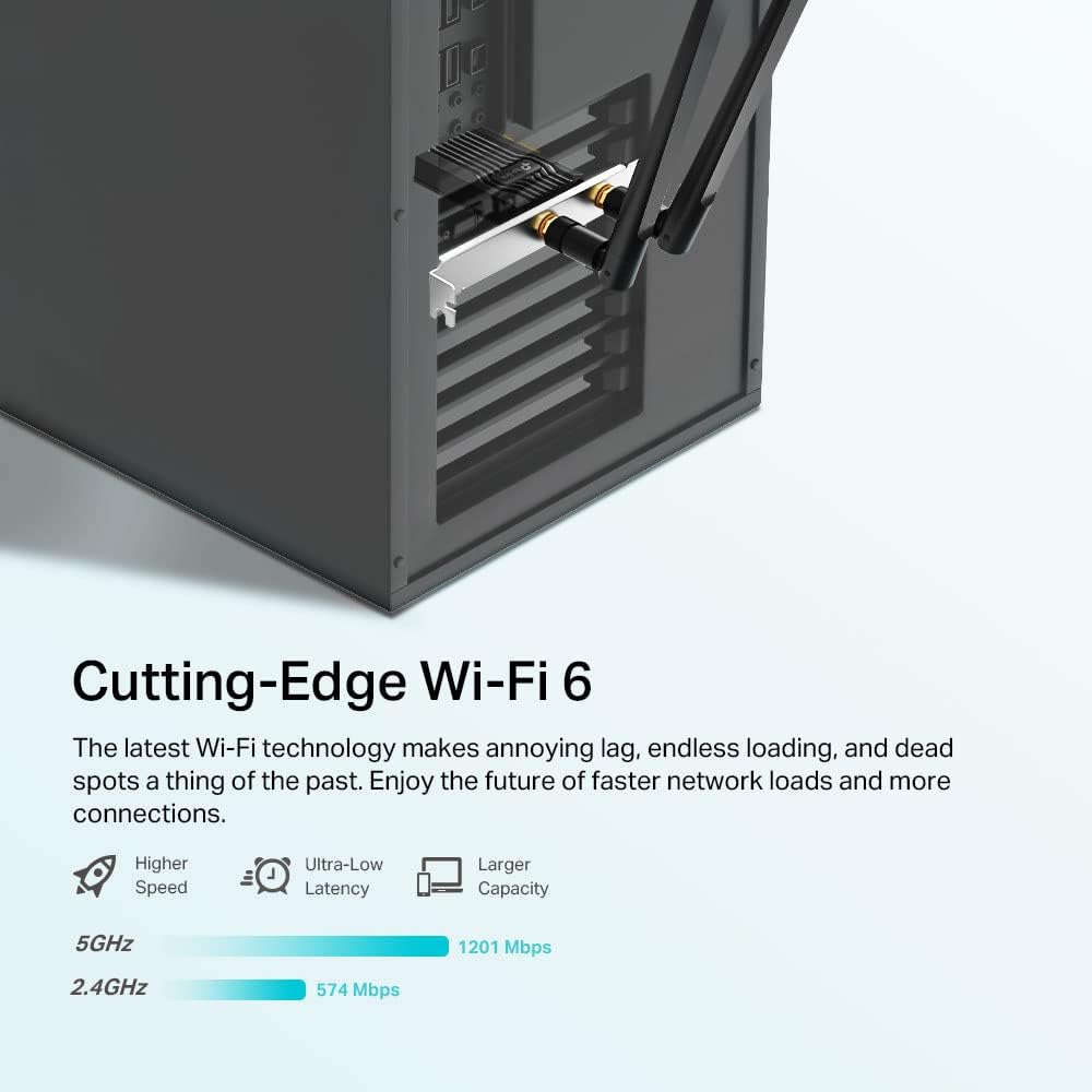 Detalle 2 de TP-Link Archer TX20E AX1800 PCIe Wi‑Fi 6 Adapter with Low-Profile Bracket