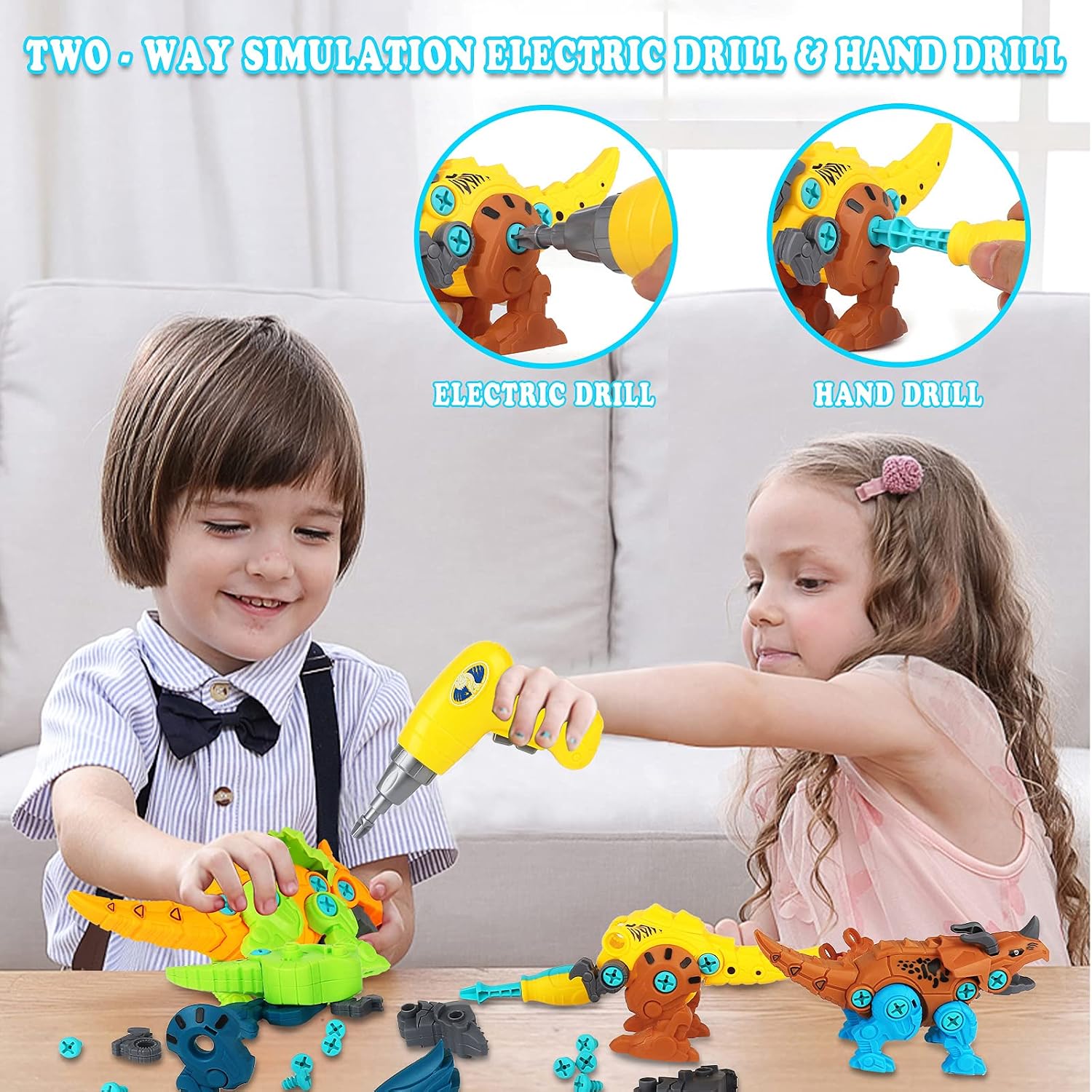 Detalle 1 de Elitoky Dinosaur Building Toy Set
