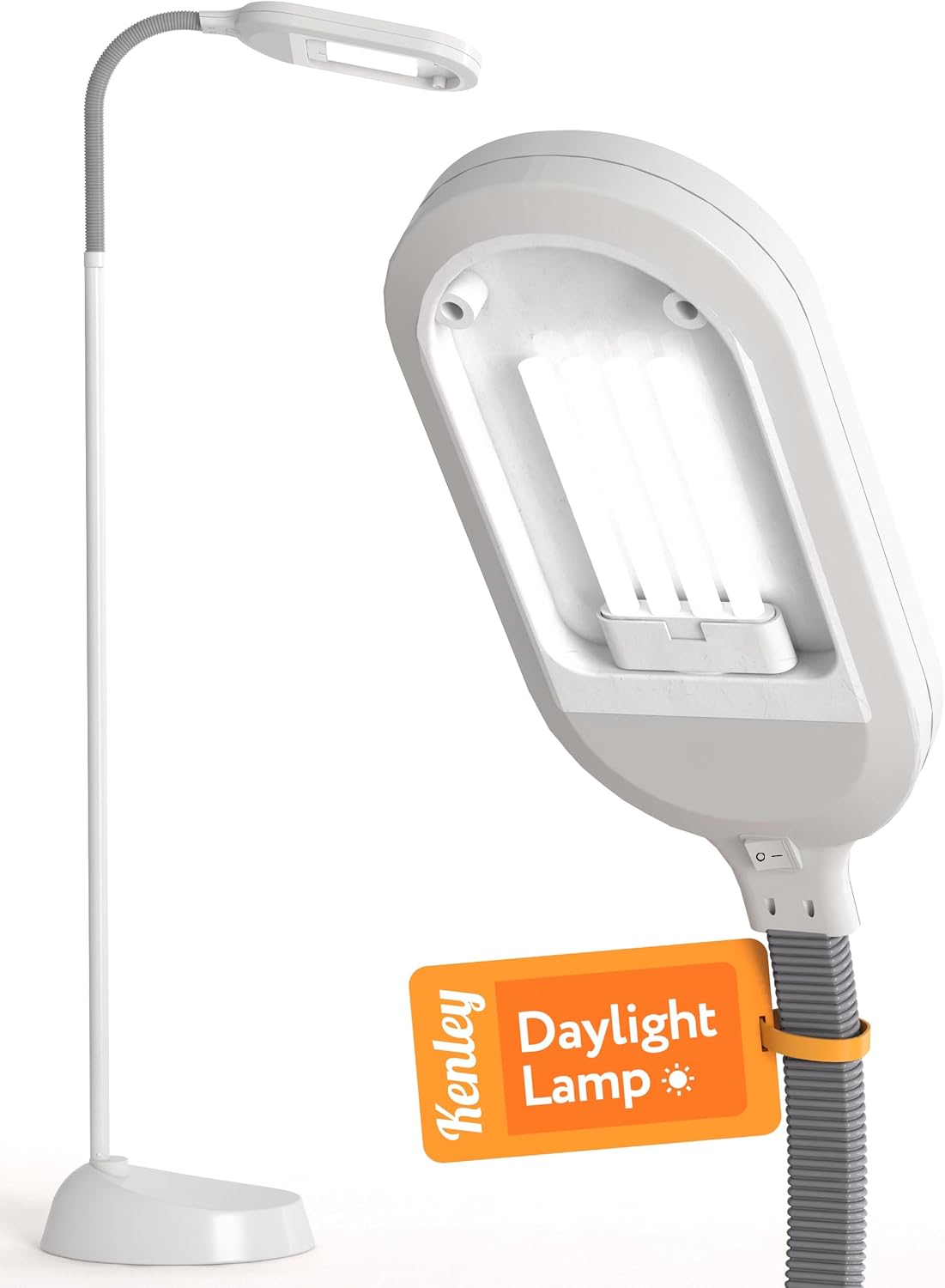 Detalle de Kenley Daylight Lamp reading floor lamp