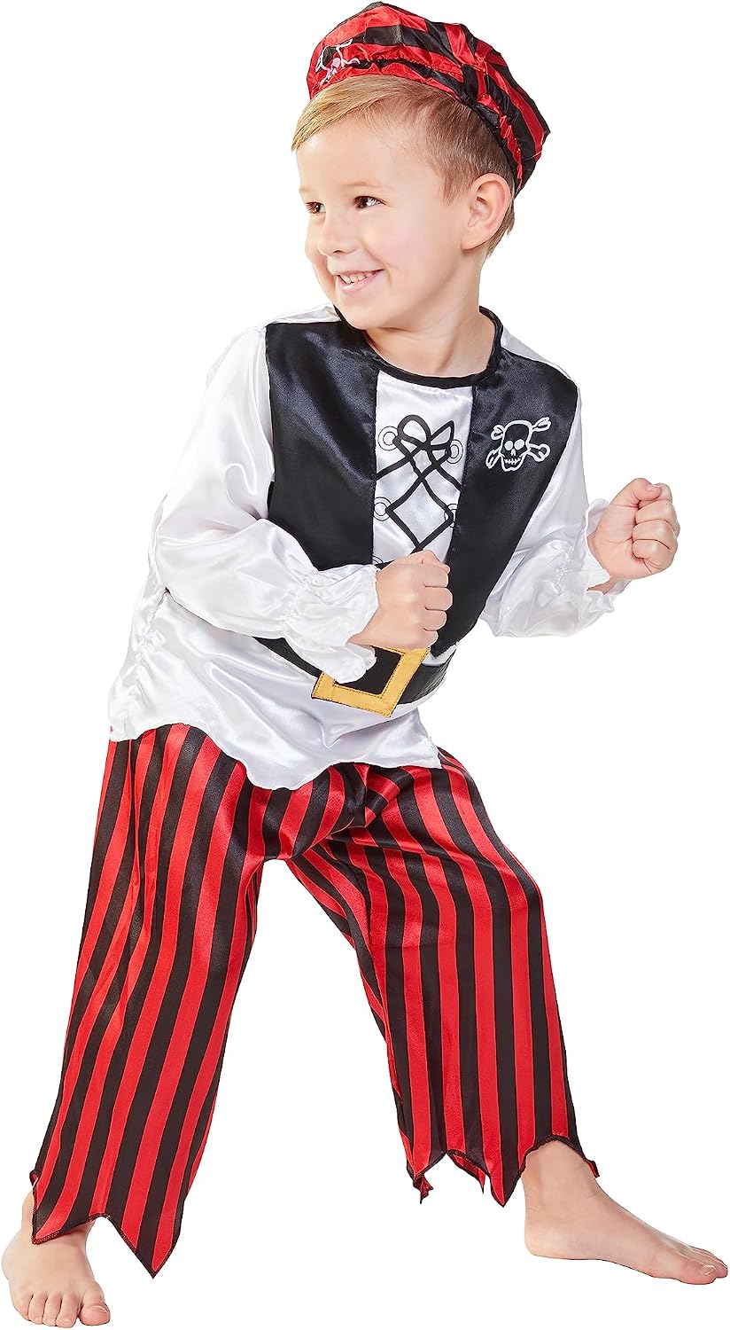Detalle 2 de Rubie's Raggy Pirate Boy Costume 3 Sizes