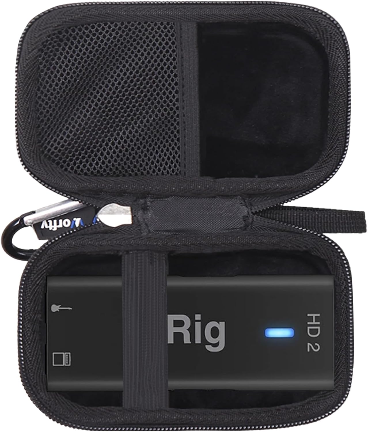 Detalle de Worfty EVA Hard Case for IK Multimedia iRig 2/HD 2 Guitar Interface