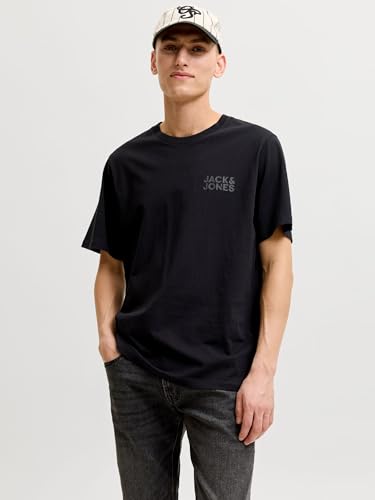 Thumbnail 1 de Camiseta JACK & JONES Jjecorp Logo SS ONeck - Negro, talla L, con detalles estampados