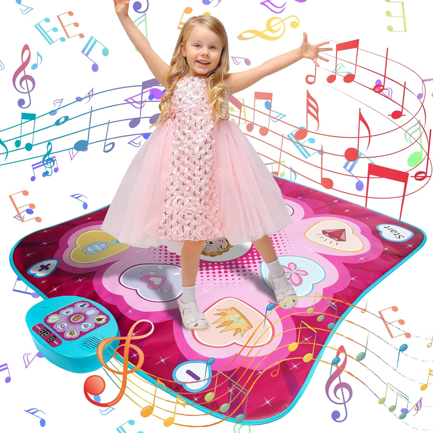 Dance Mat Toys Music Play Mat 5 Modes 3 Levels 3+