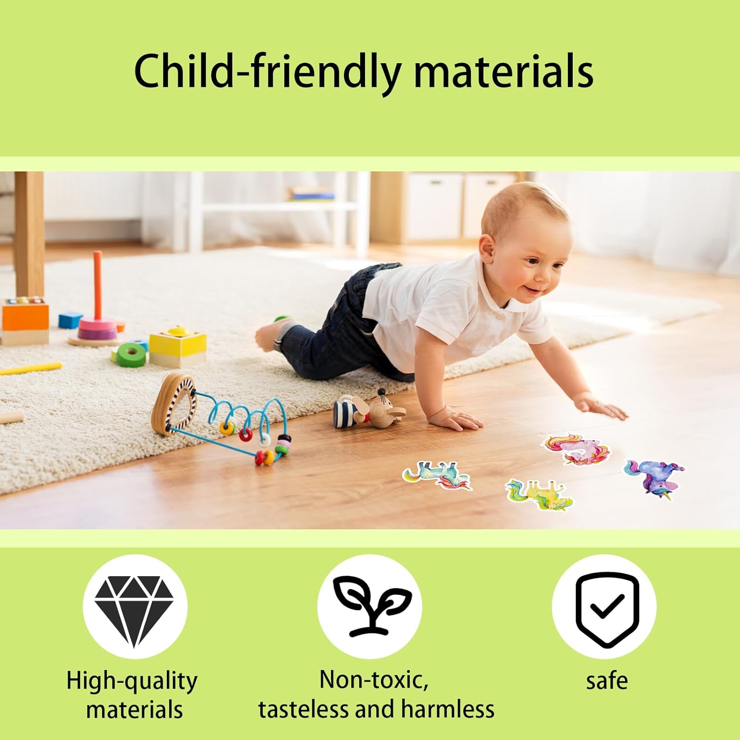 Thumbnail 2 de 4 Roll Tier Sticker Kinder – runde Tieraufkleber im Stickerrollen-Set (Kinder & Scrapbooking)