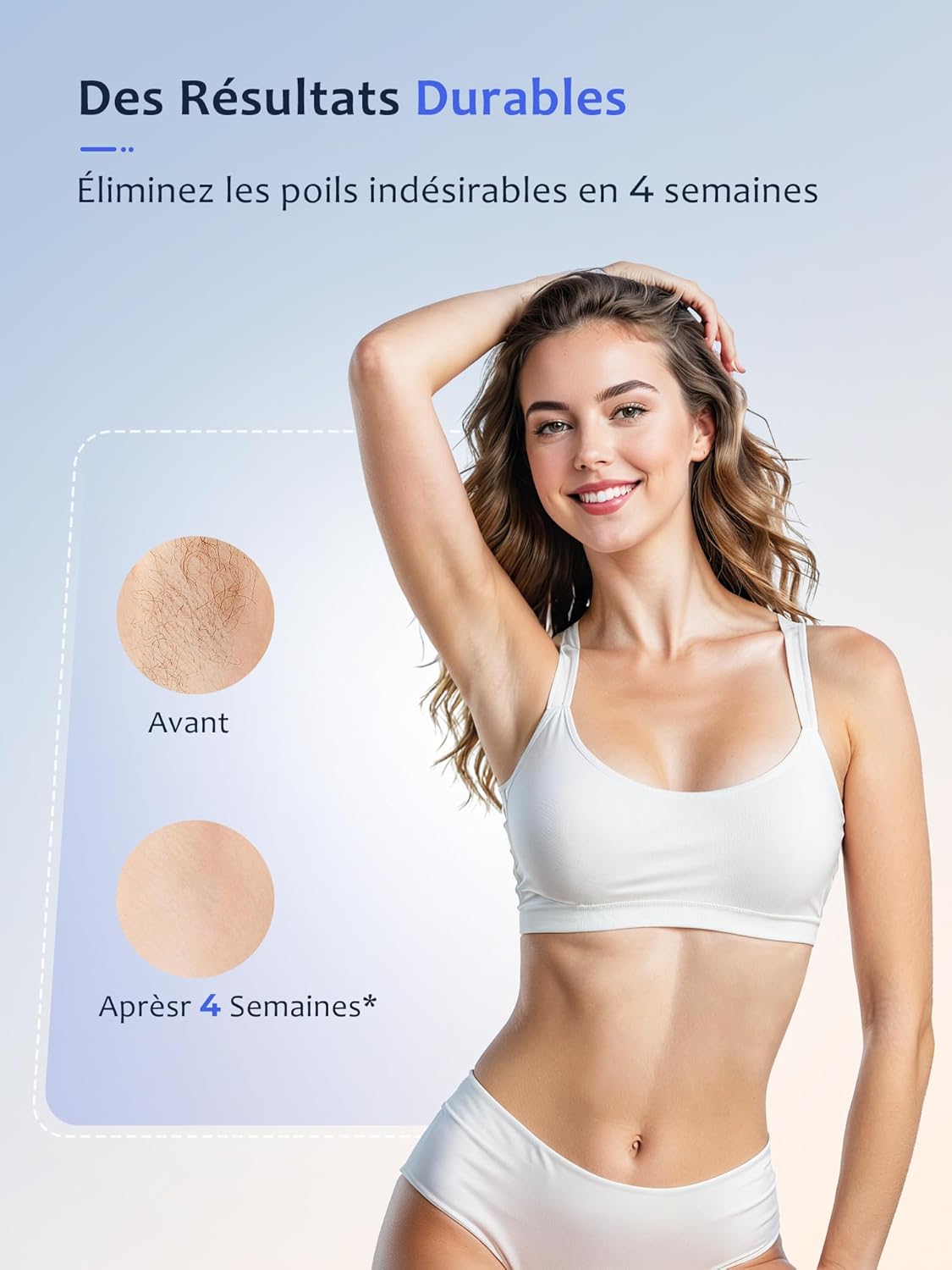 Detalle de Épilateur IPL 999 900 flashs 🪒