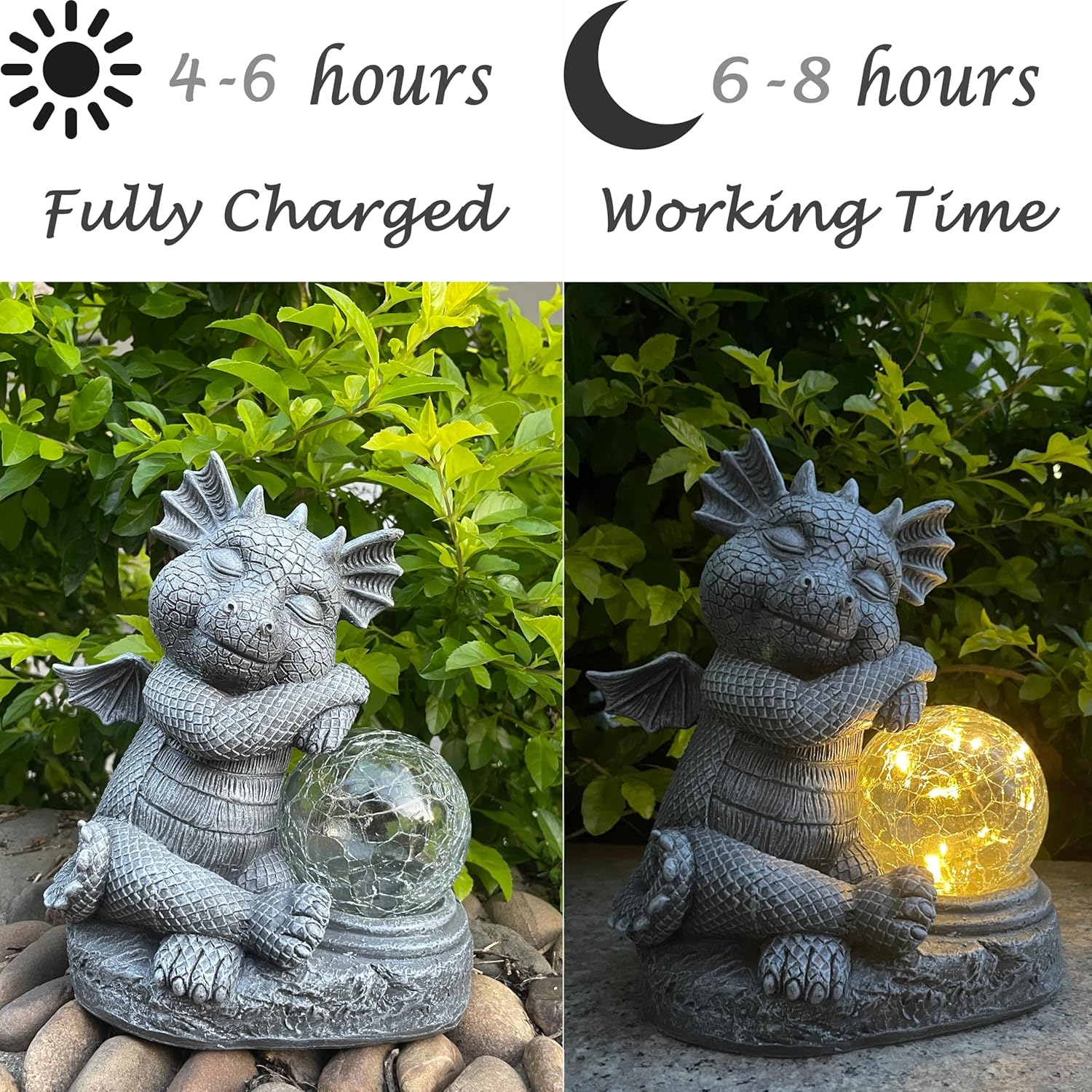 Thumbnail 5 de WNXURT Solar Turtle Garden Figurine with LED Lights 🐢