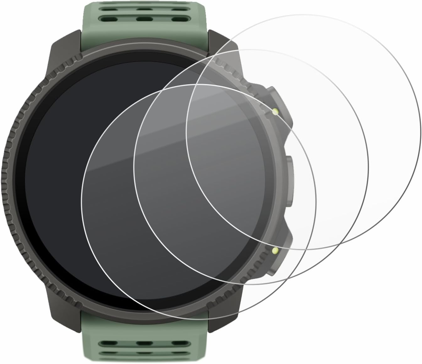 Thumbnail 1 de savvies 3 Pz Pellicola Protettiva Vetro per Suunto Vertical 2 9H – Protezione schermo trasparente