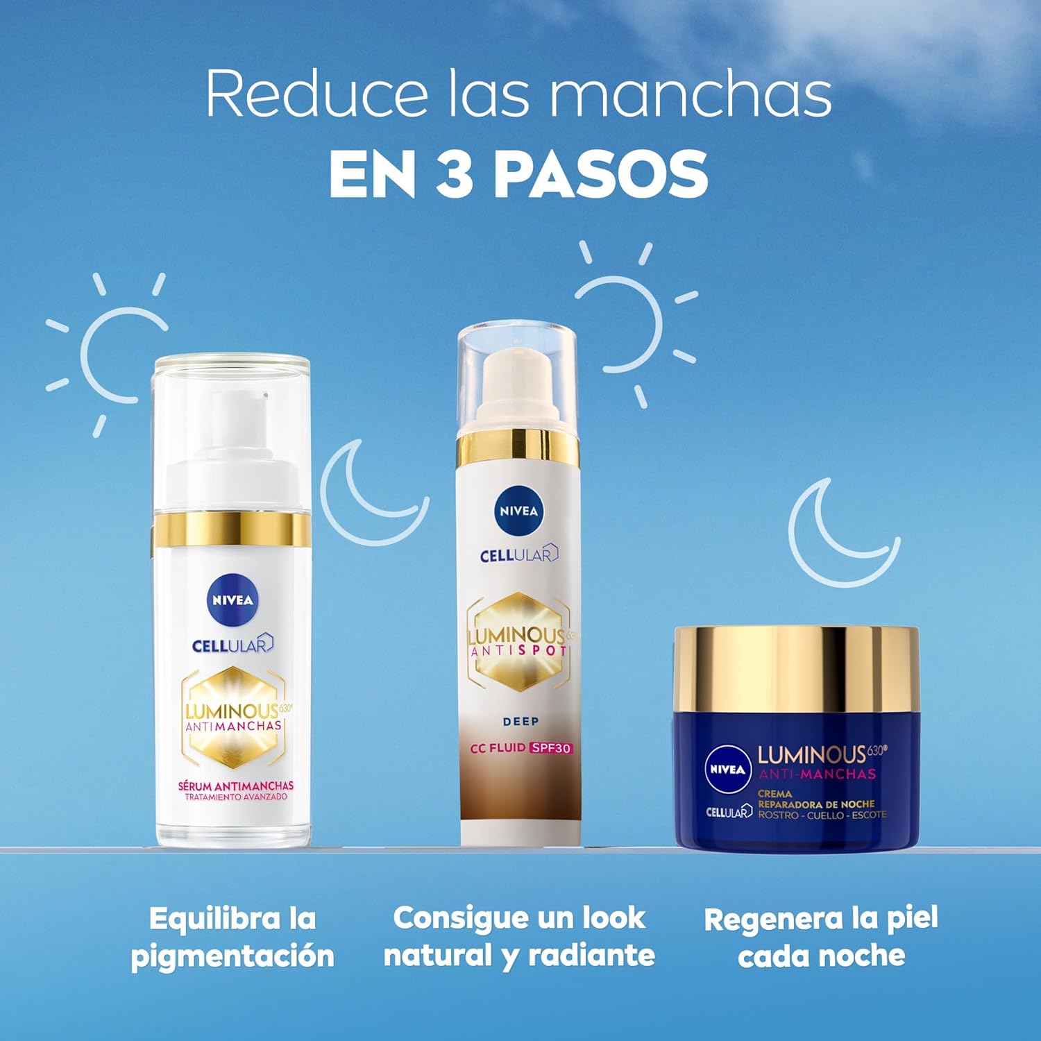 Thumbnail 6 de NIVEA Luminous 630 CC Fluido Antimanchas SPF30