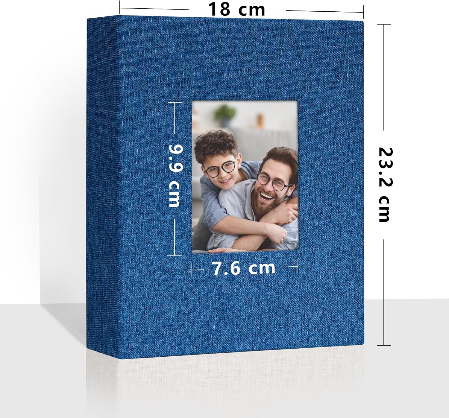 Detalle 2 de Vienrose Small 4x6 Photo Album (2 Pack) – linen cover mini albums for up to 200 photos