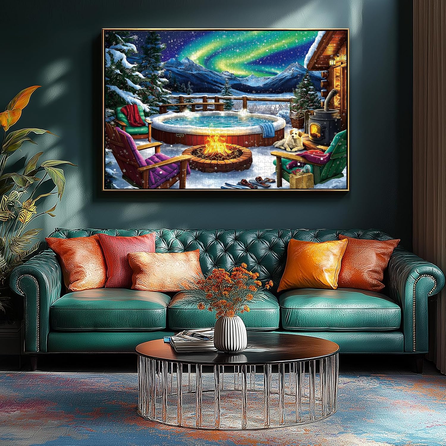 Thumbnail 3 de MINIWAN 500-Piece Aurora Jigsaw Puzzle