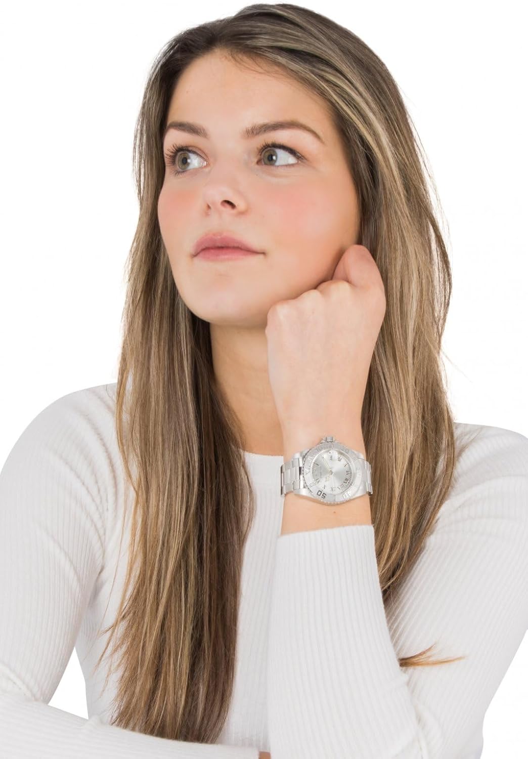 Thumbnail 5 de Invicta Pro Diver Femme – Montre quartz en acier inoxydable, 40 mm, mouvement précis