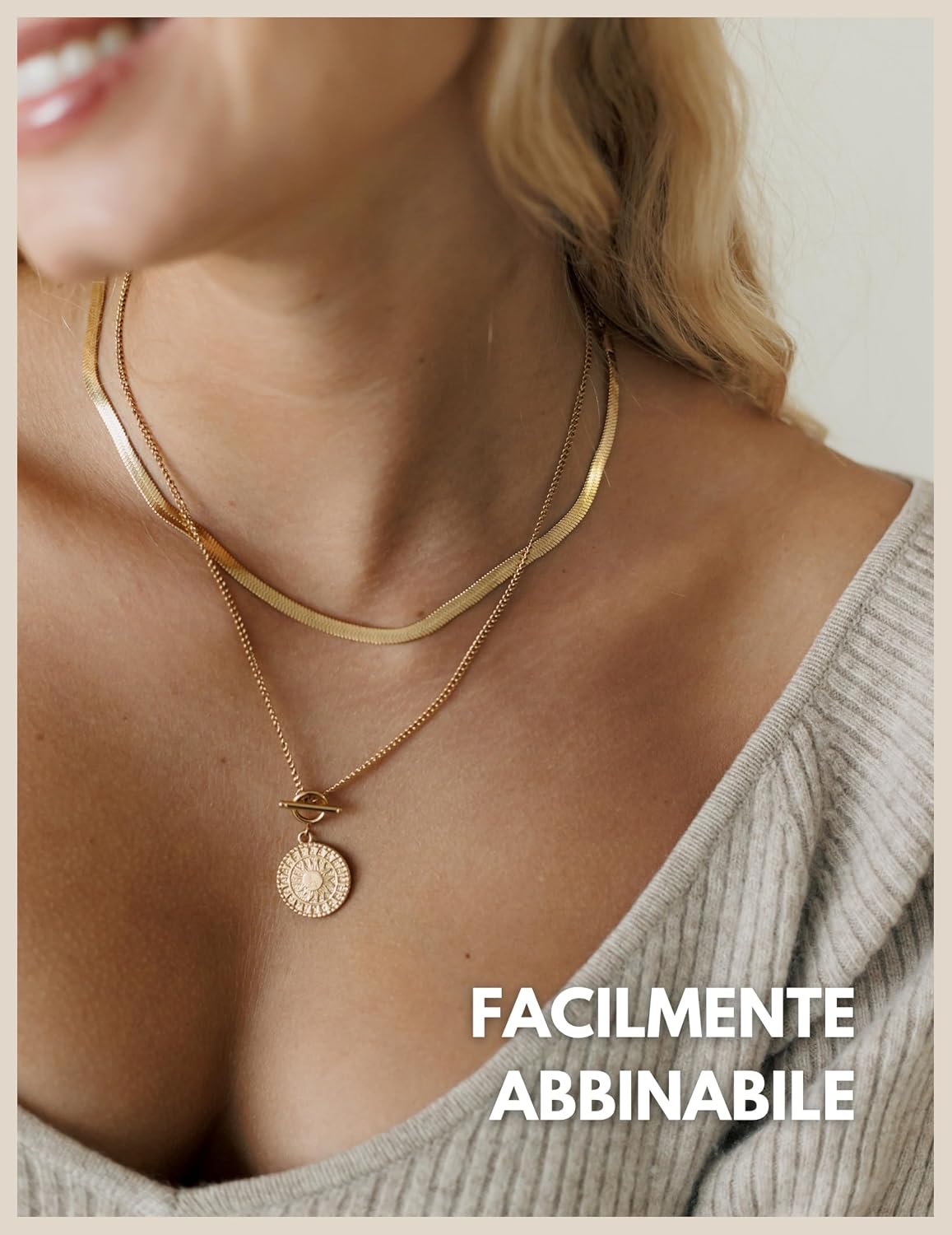 Detalle 2 de GD GOOD.designs Collana Soleil 45 cm