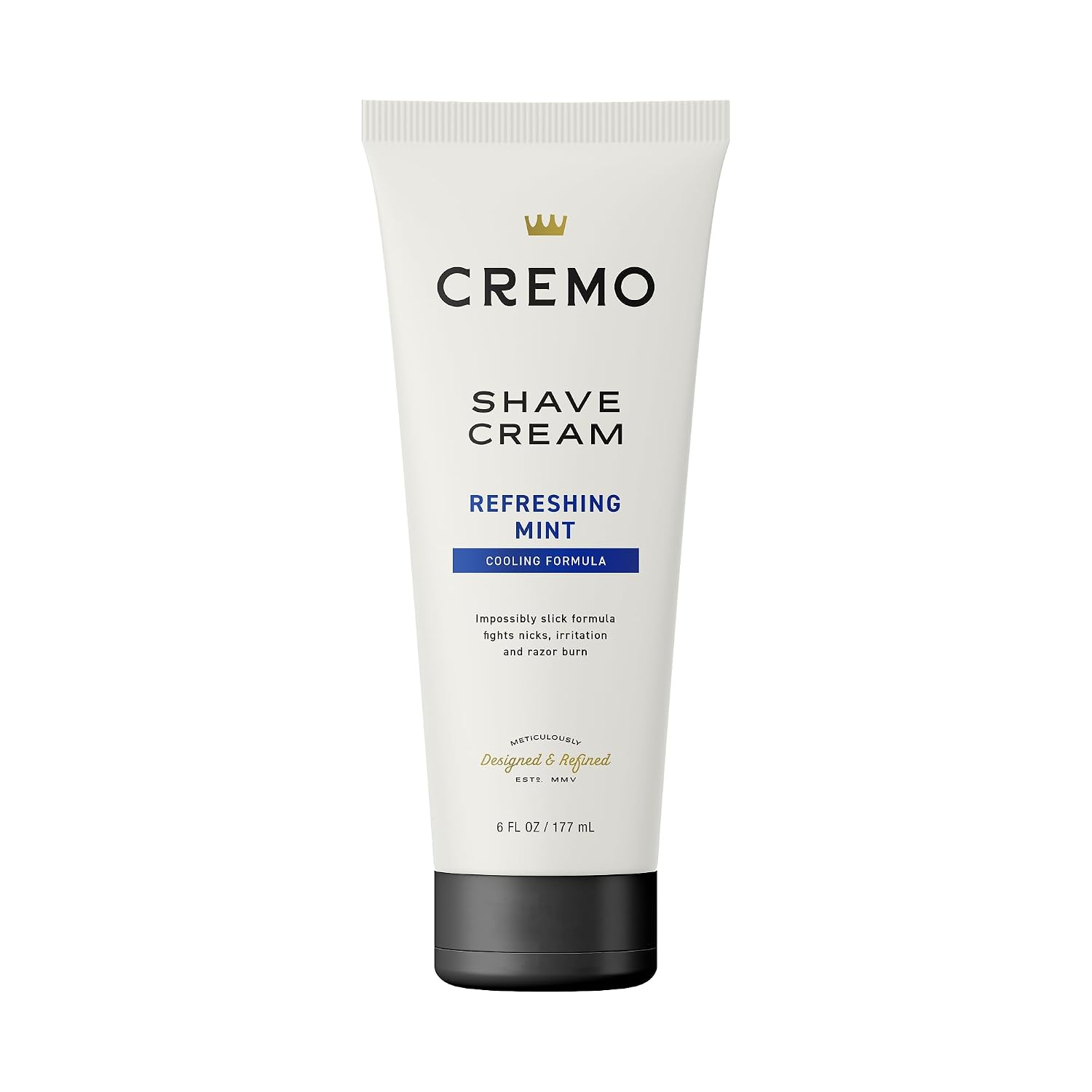 Detalle de Cremo Cooling Shaving Cream for Men, 6 fl oz, Peppermint & Menthol