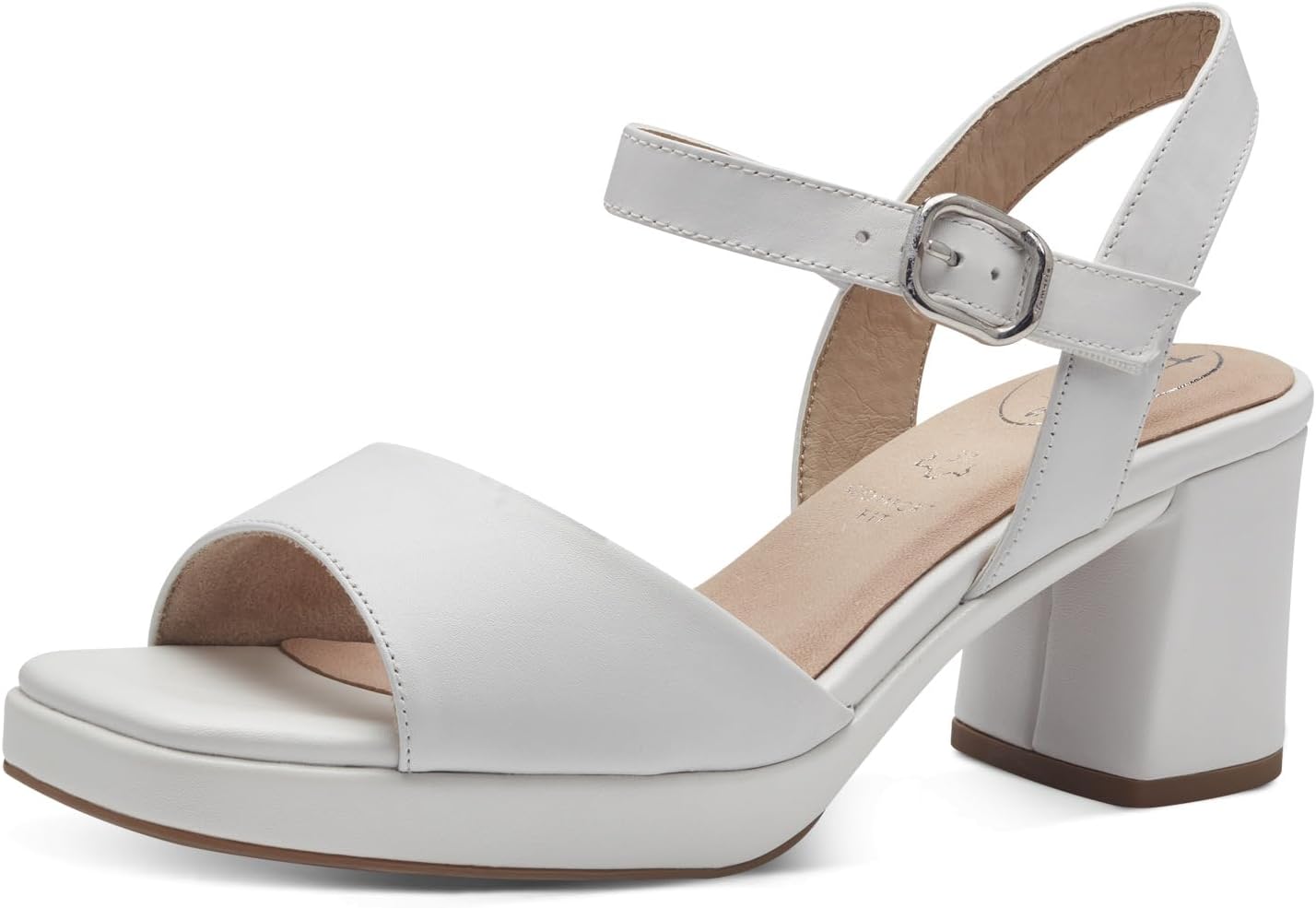 Detalle de Tamaris Comfort Sandalette 8-8-88309-20 Comfort fit – Hallux-freundlich, Leder und Wide Fit
