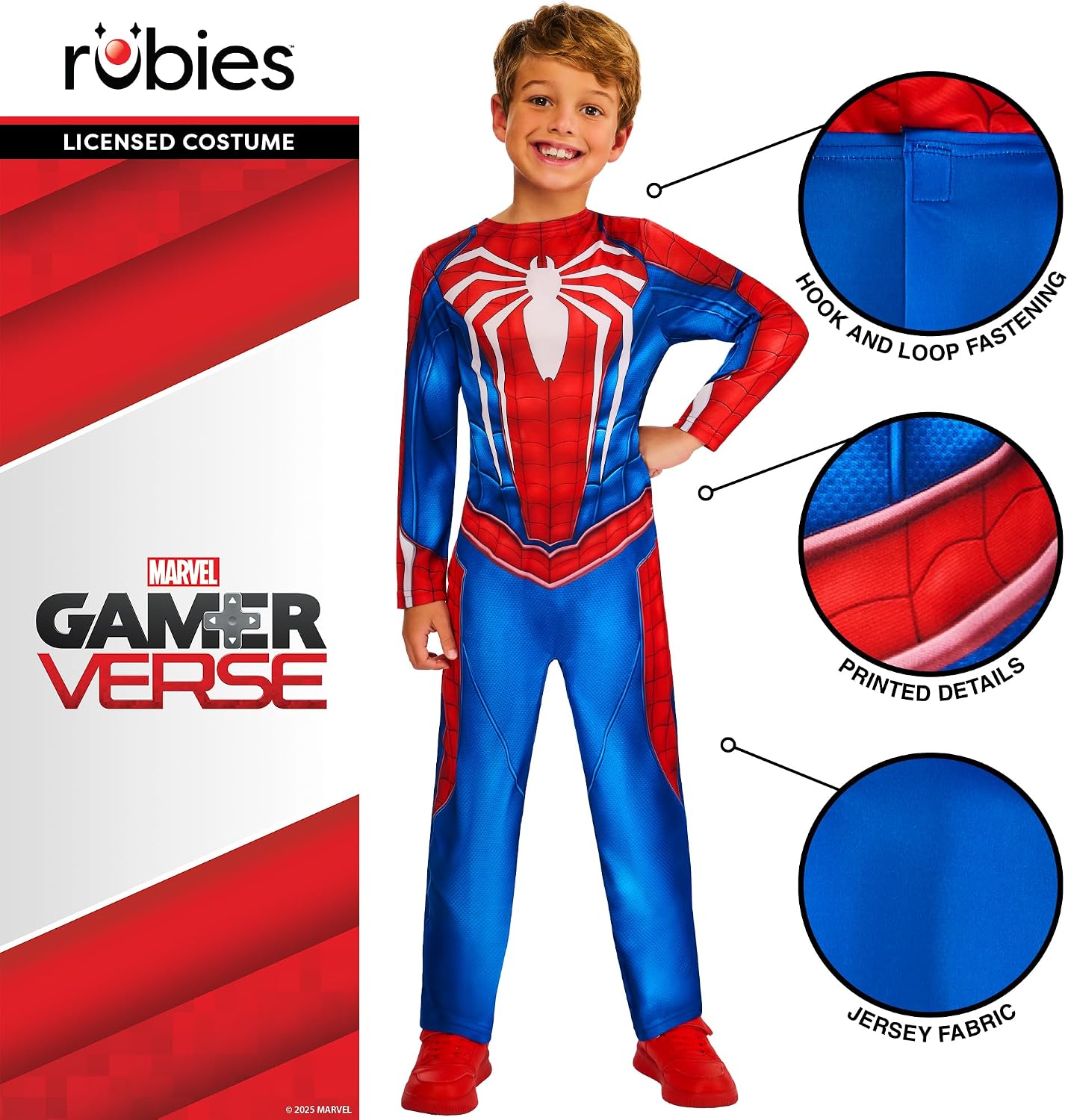 Thumbnail 4 de Rubies Spiderman Gamerverse Kids Costume