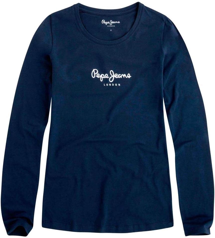 Detalle de Pepe Jeans New Virginia Maglietta da Donna Slim Fit Maniche Lunghe