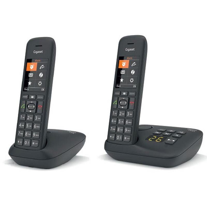 Detalle de Gigaset C575A Duo Negro con contestador y agenda de 200 contactos