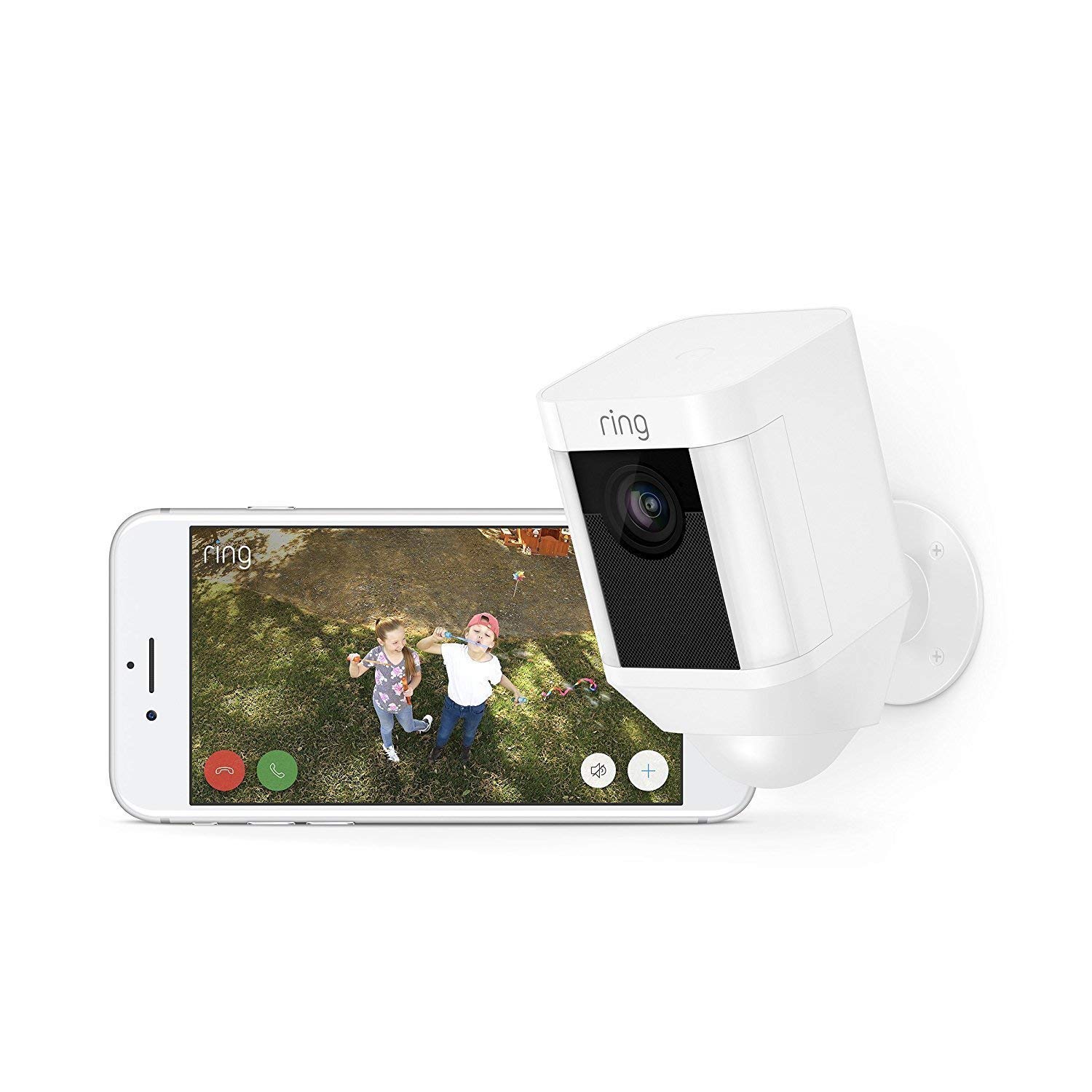 Thumbnail 3 de Ring Spotlight Cam Battery – Zertifiziert generalüberholt, Weiß (mit Akku)
