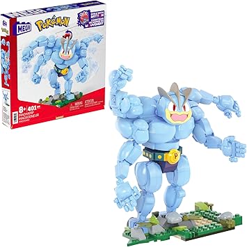 Detalle de MEGA Pokémon Machamp, Juguete de Construcción Interactivo 🏗