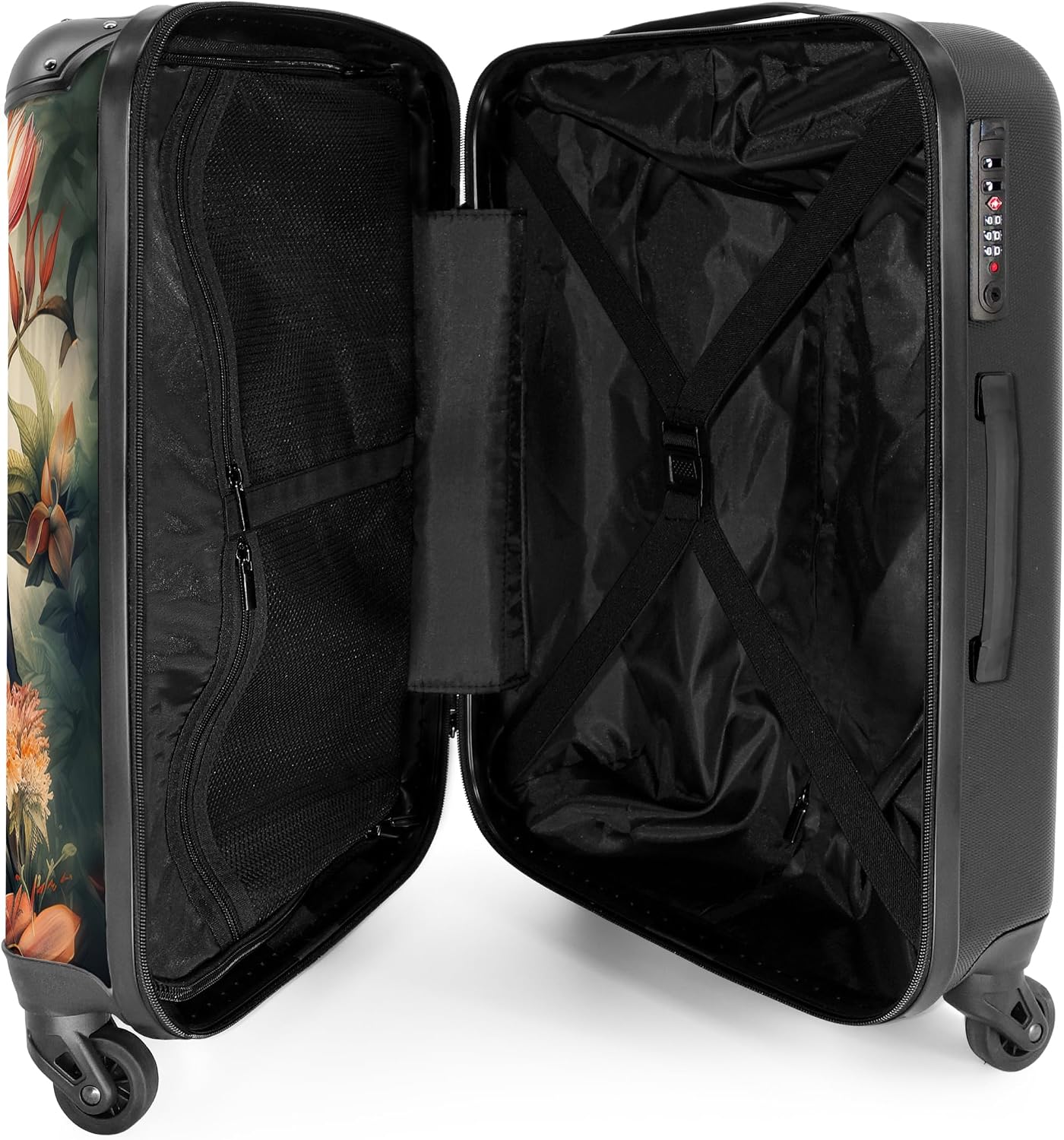 Detalle 2 de NoBoringSuitcases.com Valigia Grande Ultraleggera 67 cm | 72 L, ABS con rivestimento in policarbonato, serratura TSA