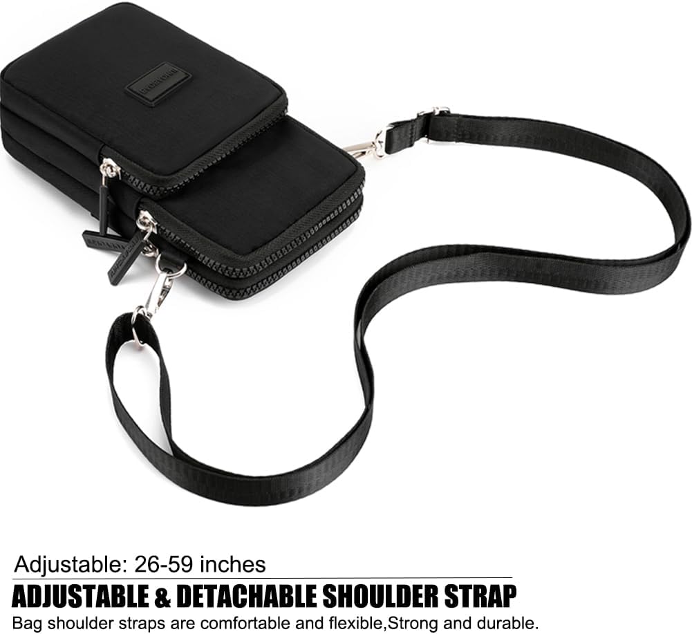 Thumbnail 6 de DuoLmi Umhängetasche Damen Klein – Multifunktionale Crossbody aus Oxfordstoff