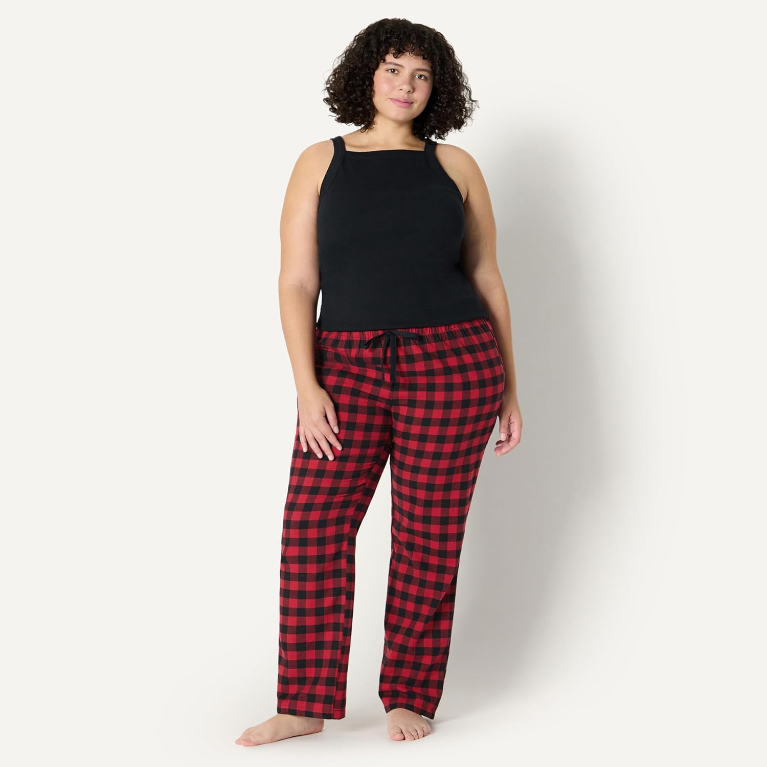 Thumbnail 5 de Damen Pyjamahose aus Flanell von Amazon Essentials (gebürstete Baumwolle)