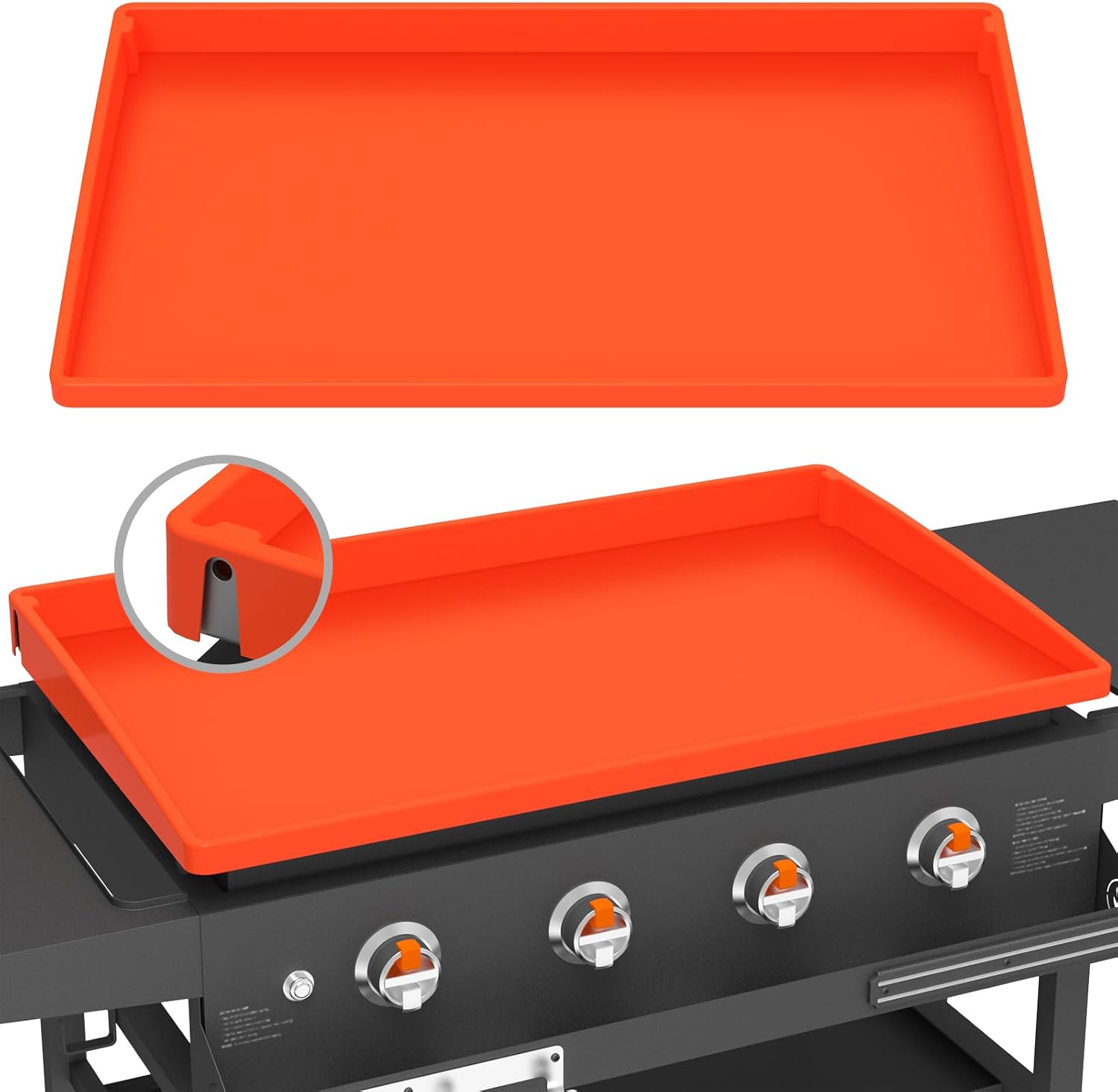 Detalle de Blackstone-Compatible Silicone Griddle Mat Cover 36-Inch